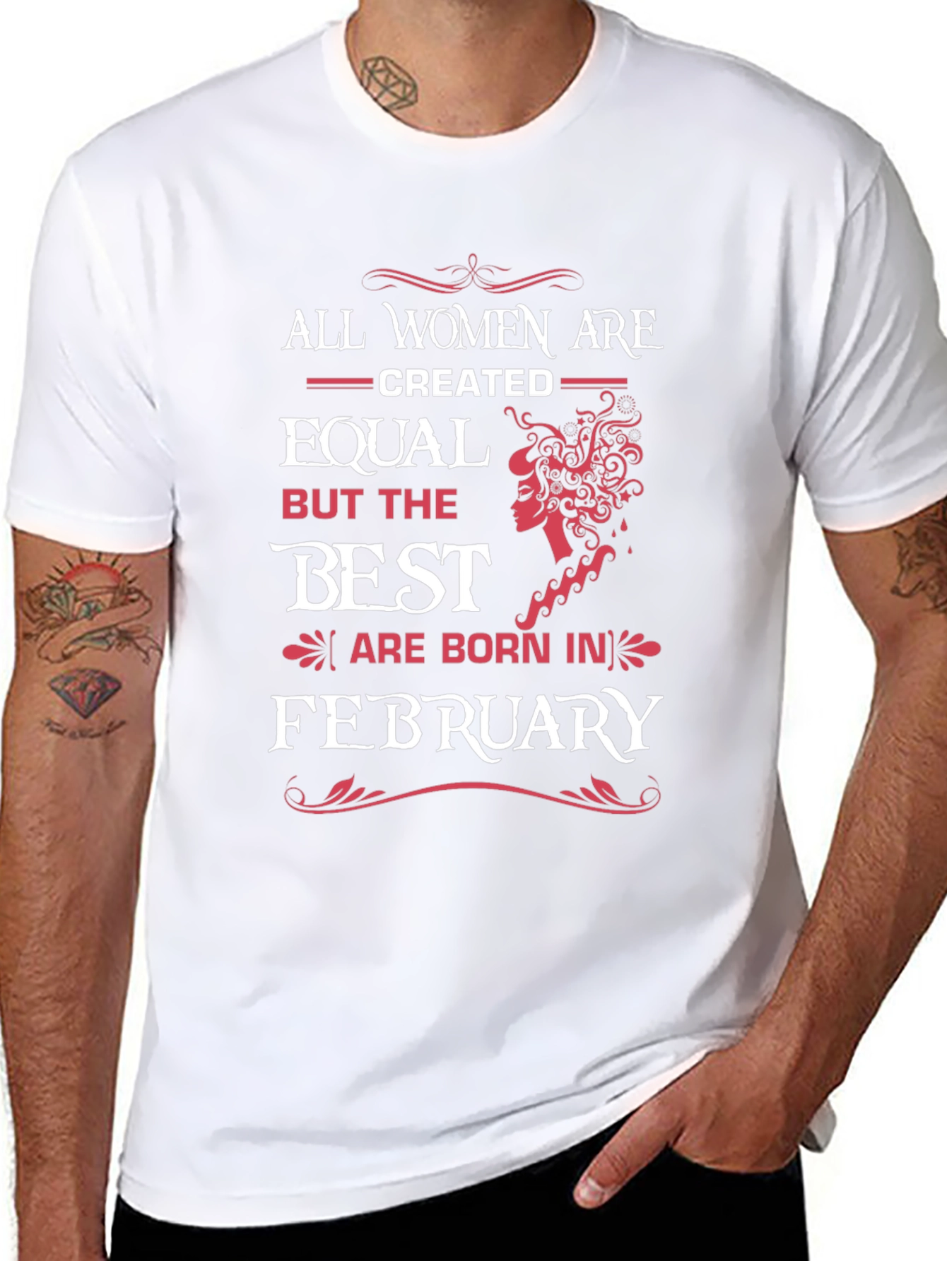 Best Women Born in February - Graphic T-Shirt