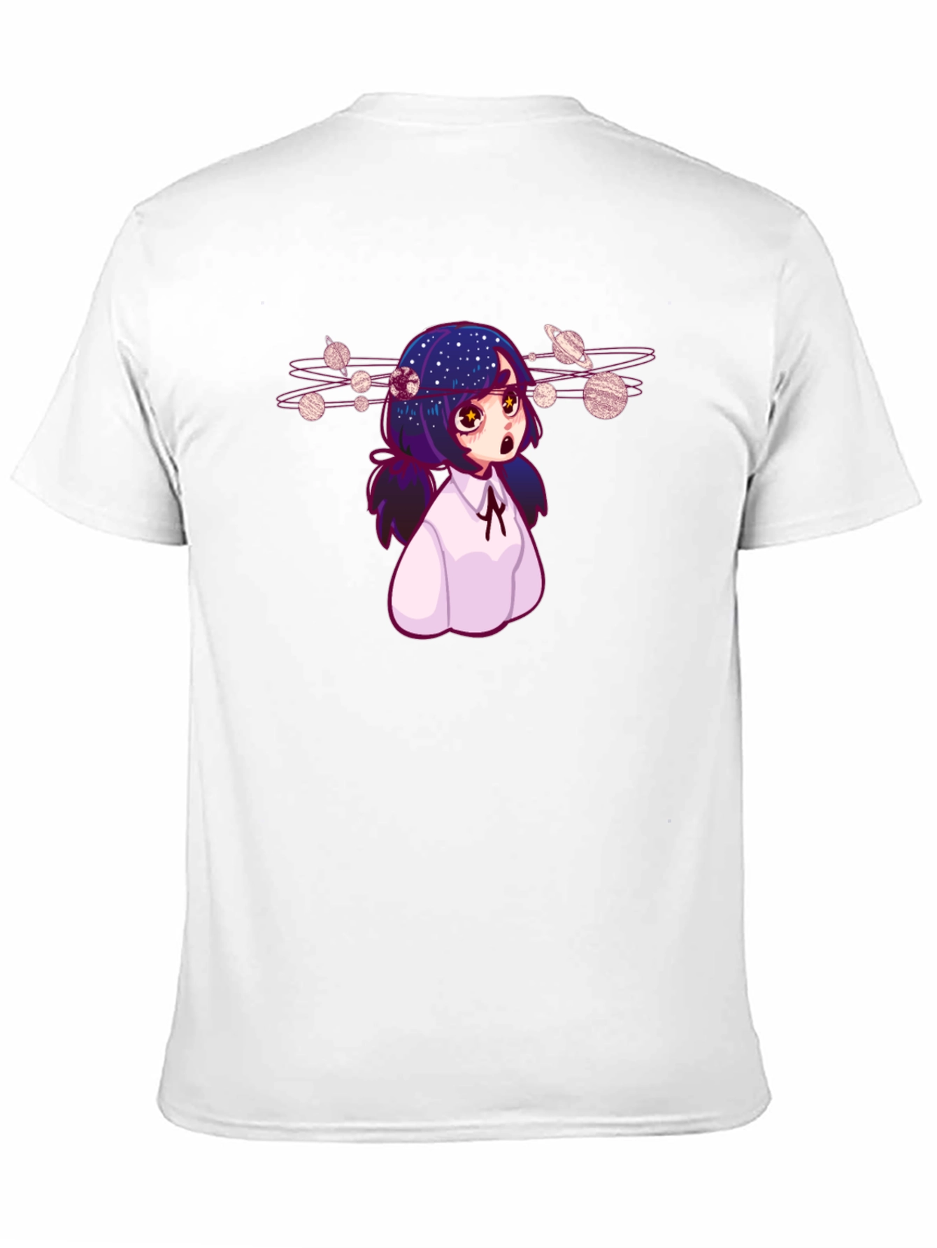 Anime Girl Planetarium T-Shirt - Unique Graphic Tee