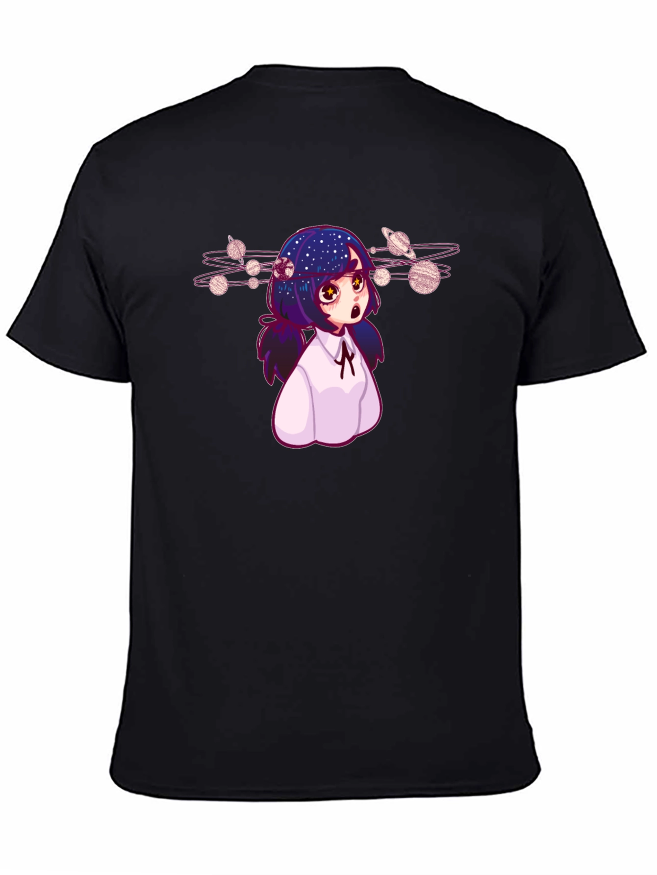 Anime Girl Planetarium T-Shirt - Unique Graphic Tee
