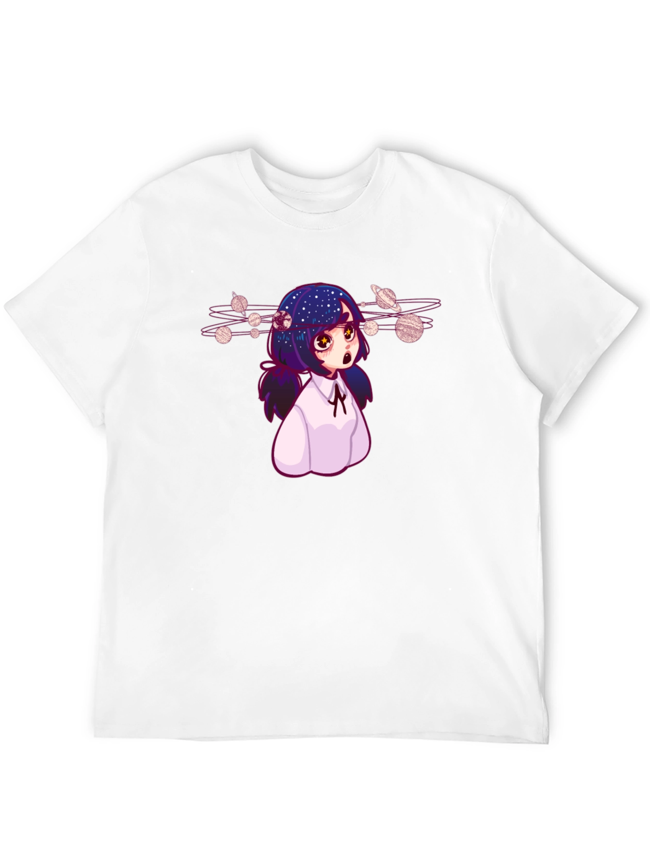 Anime Girl Planetarium T-Shirt - Unique Graphic Tee