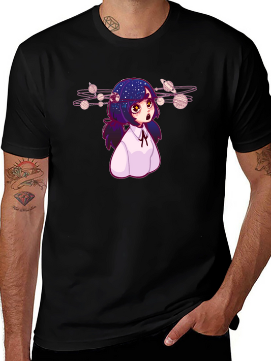 Anime Girl Planetarium T-Shirt - Unique Graphic Tee