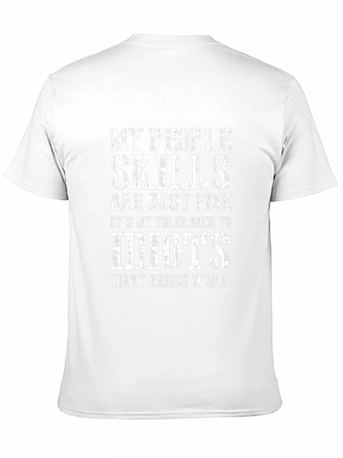 Funny People Skills Graphic T-Shirt