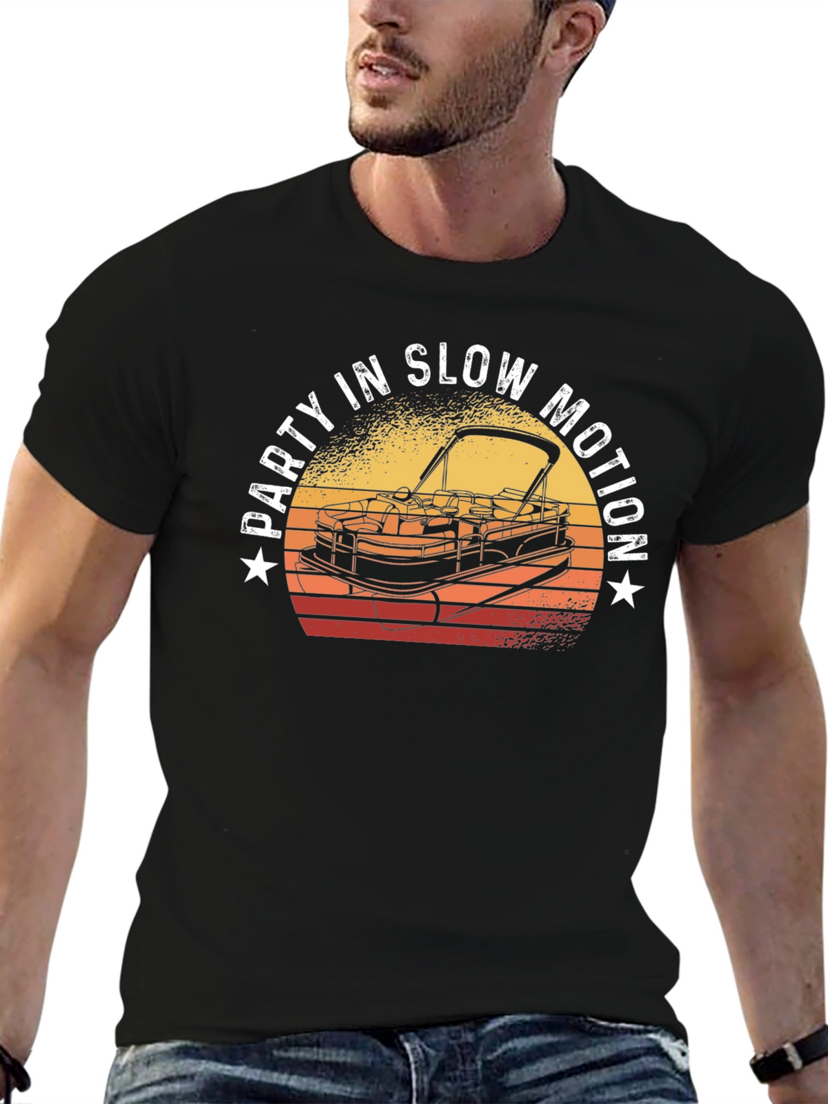 Party in Slow Motion Boat T-Shirt