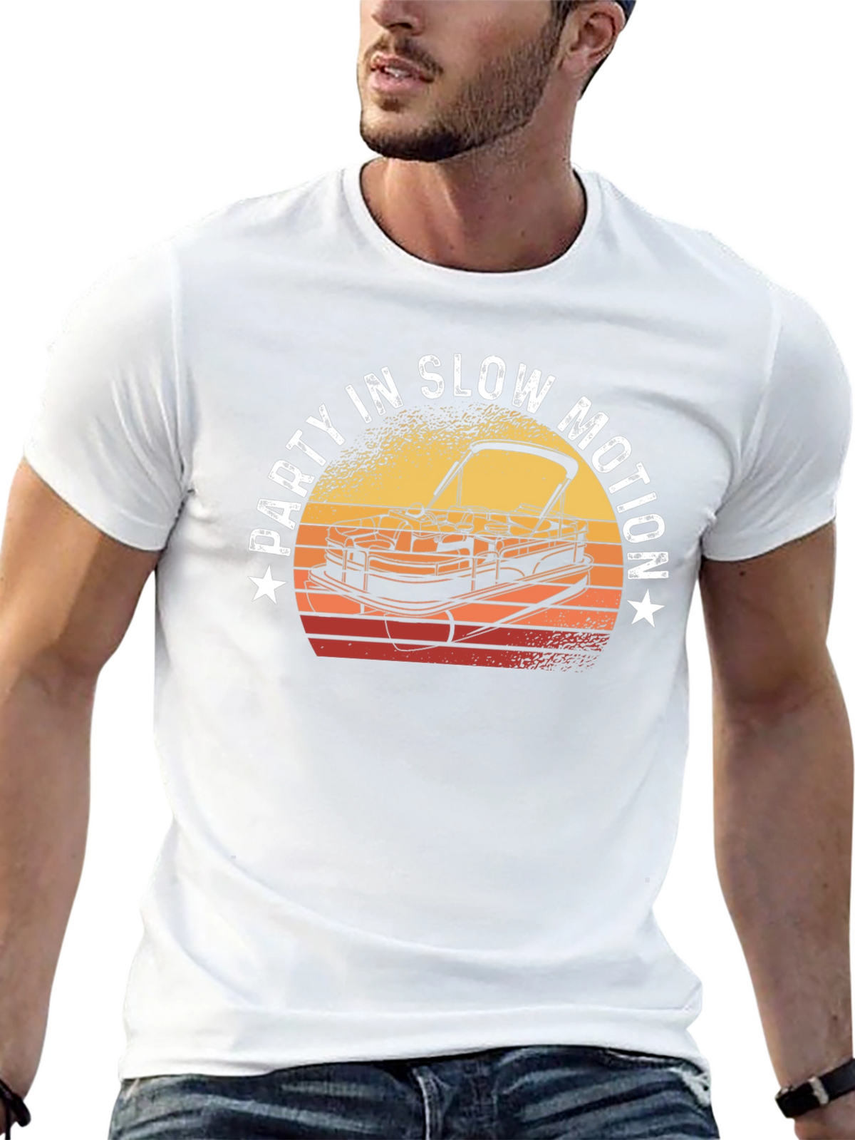 Party in Slow Motion Boat T-Shirt
