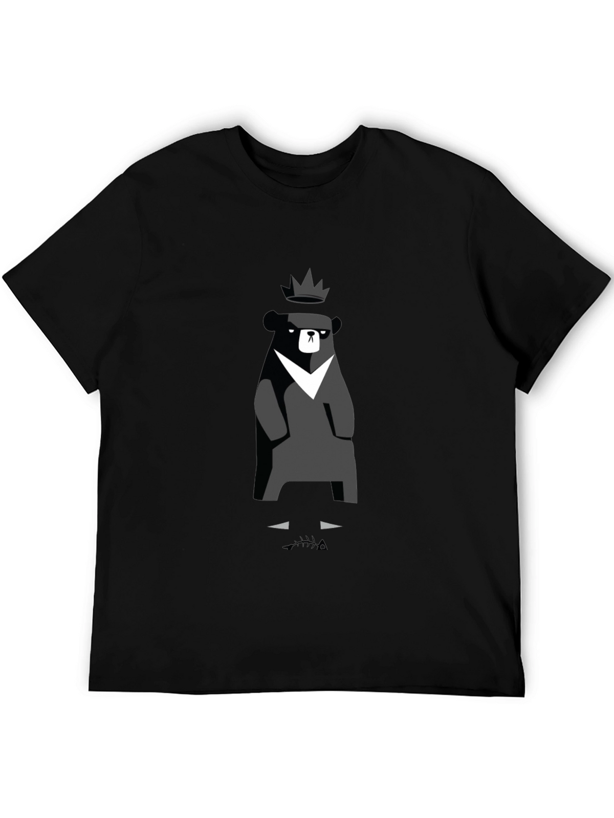 King Bear Graphic Tee - Modern Style