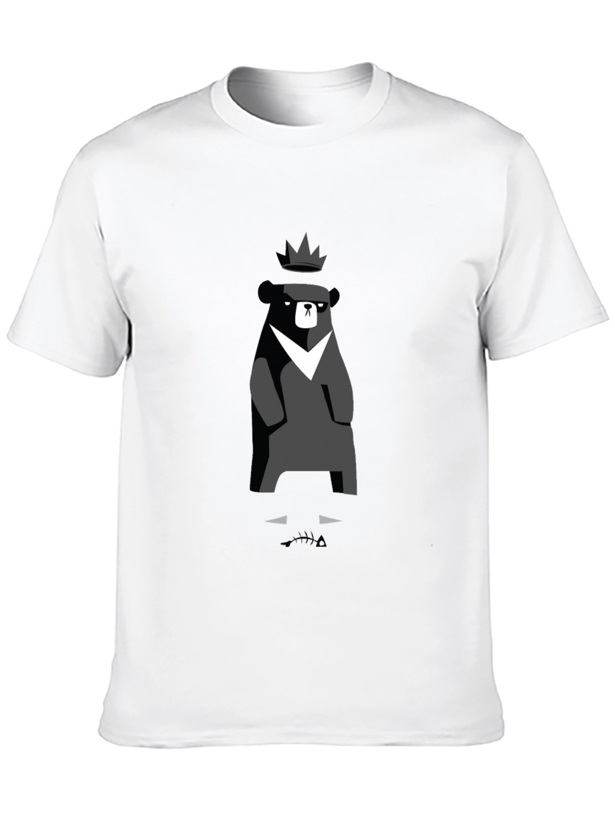King Bear Graphic Tee - Modern Style