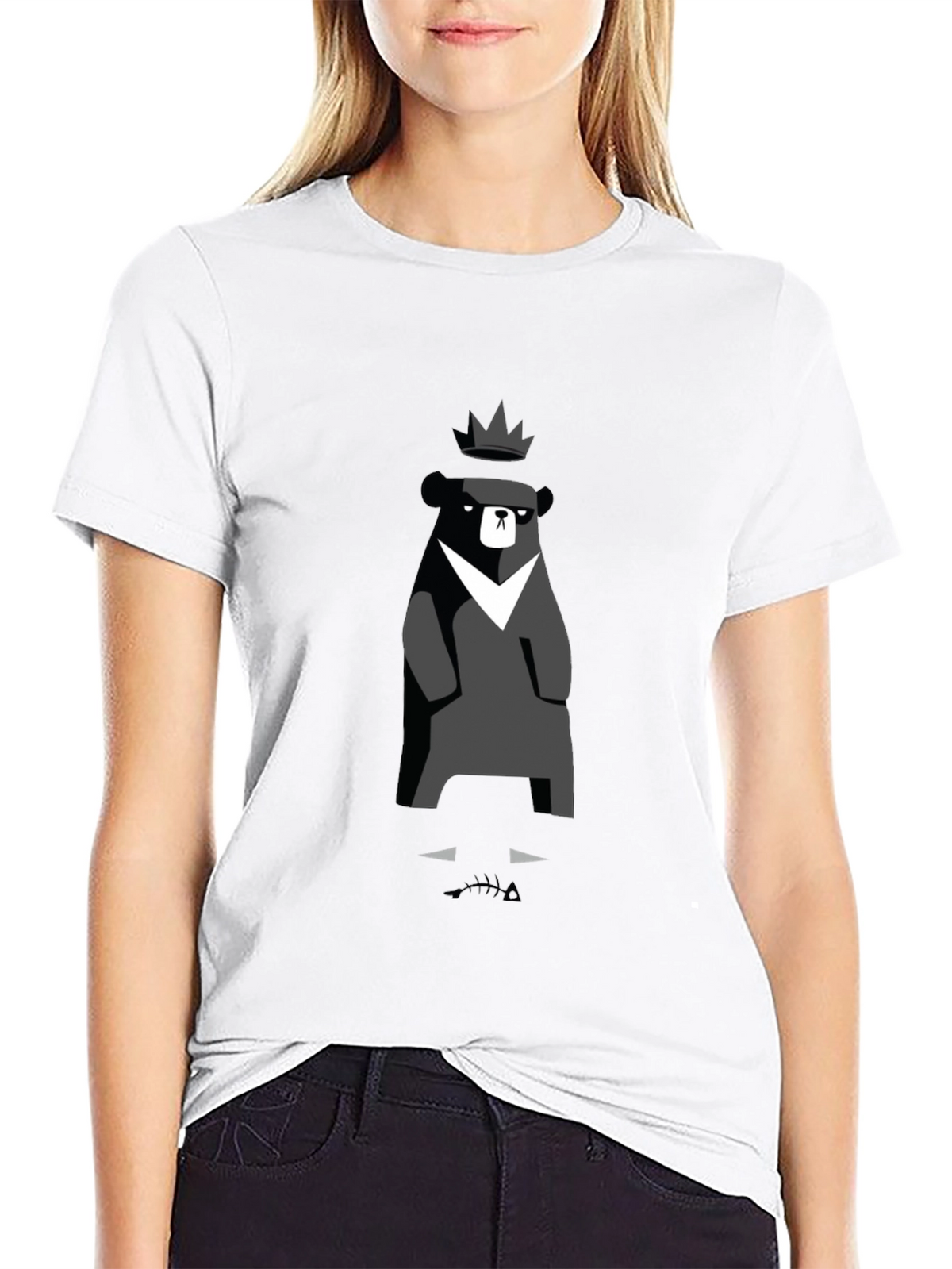 King Bear Graphic Tee - Modern Style