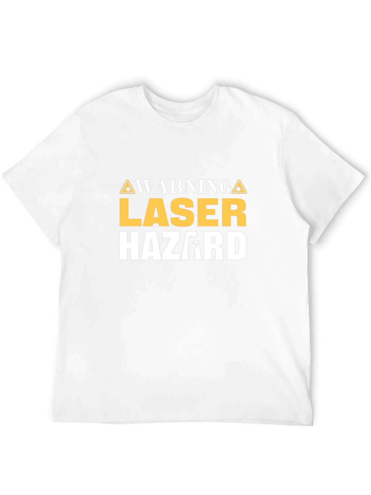 Laser Hazard Warning Graphic T-Shirt