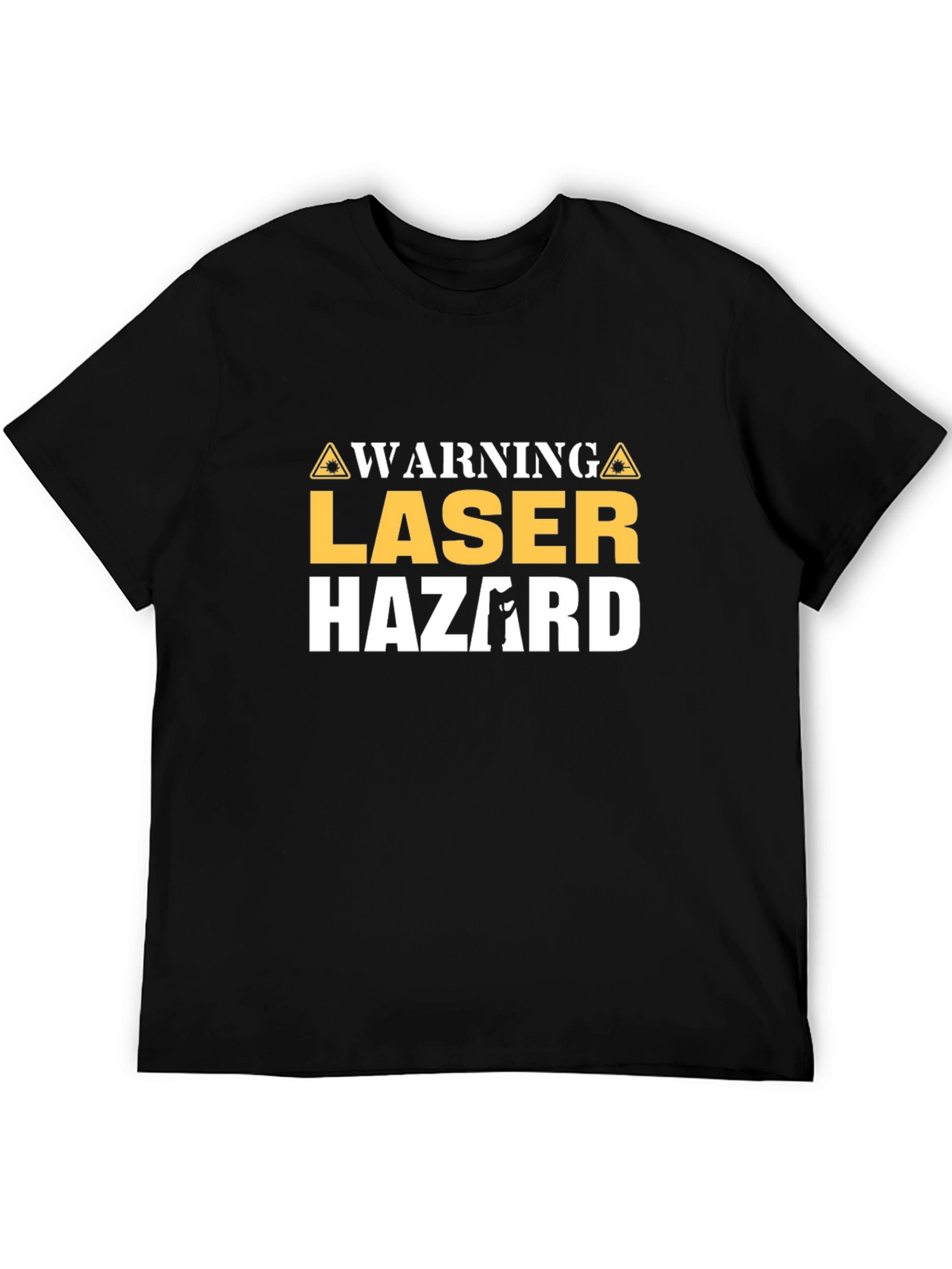Laser Hazard Warning Graphic T-Shirt