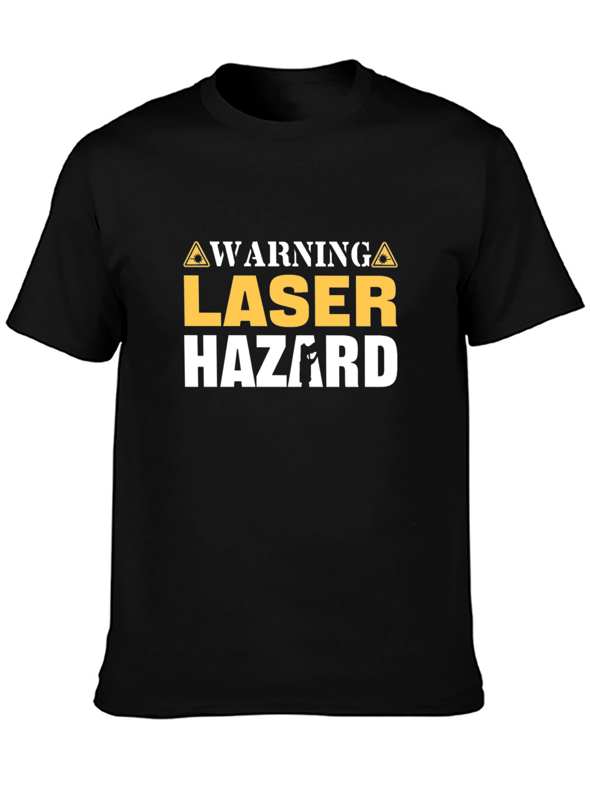 Laser Hazard Warning Graphic T-Shirt