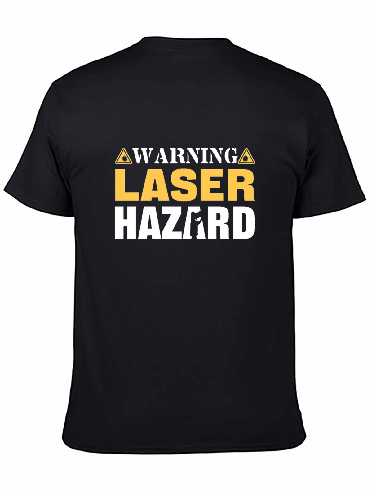 Laser Hazard Warning Graphic T-Shirt