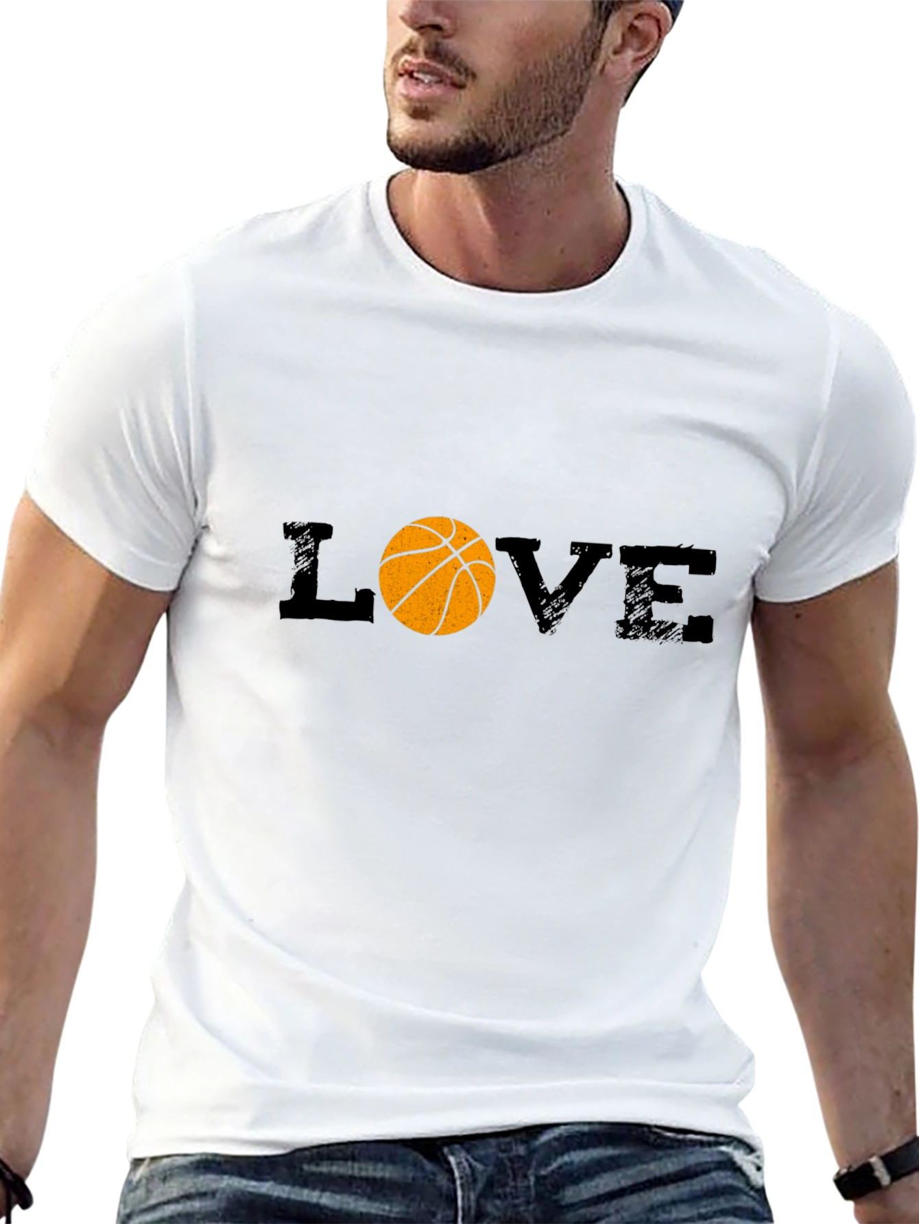 Basketball LOVE Graphic T-Shirt