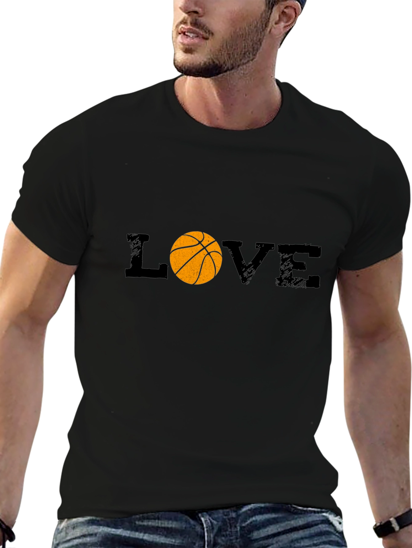 Basketball LOVE Graphic T-Shirt