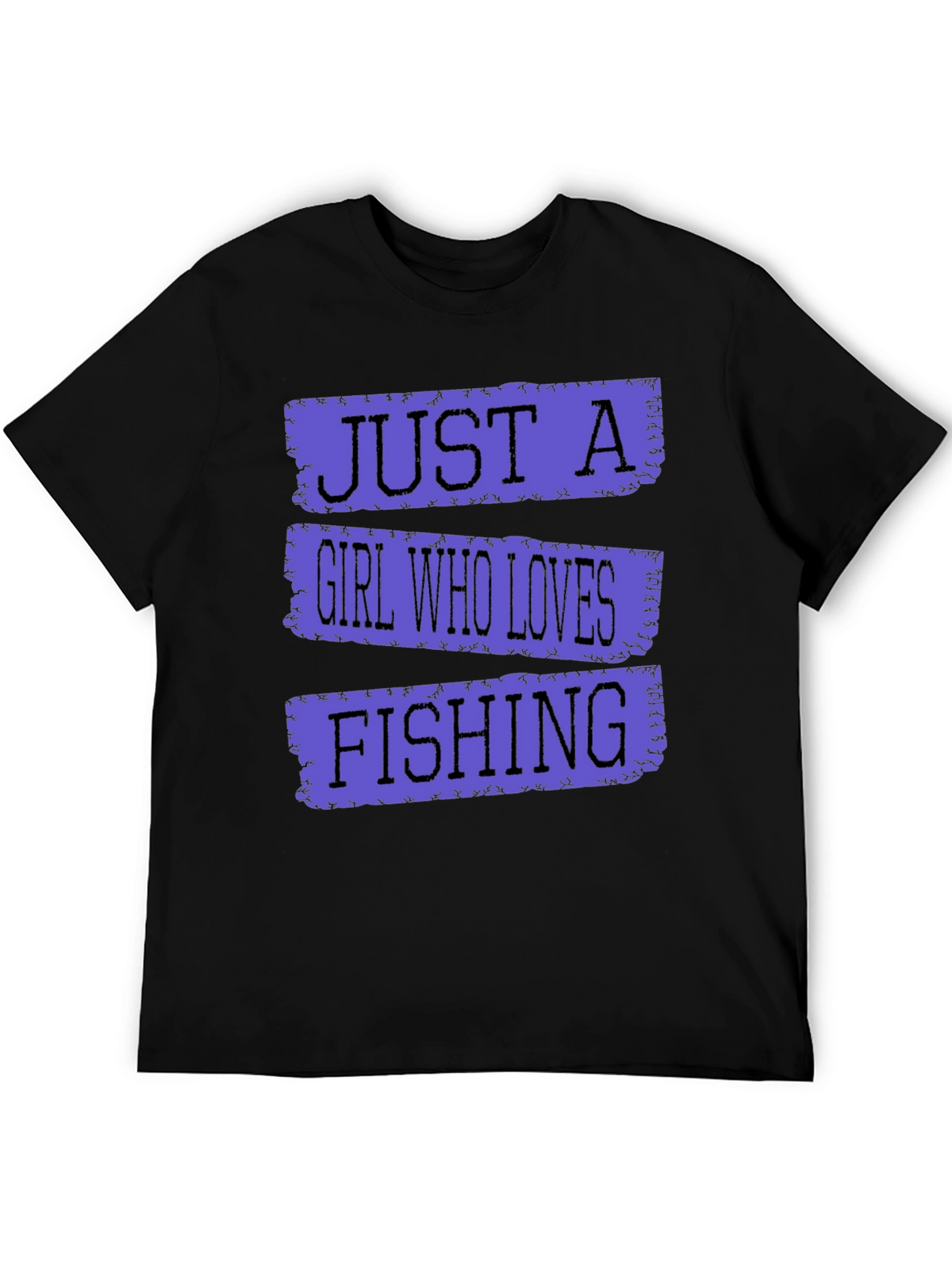 Just A Girl Who Loves Fishing Graphic T-Shirt