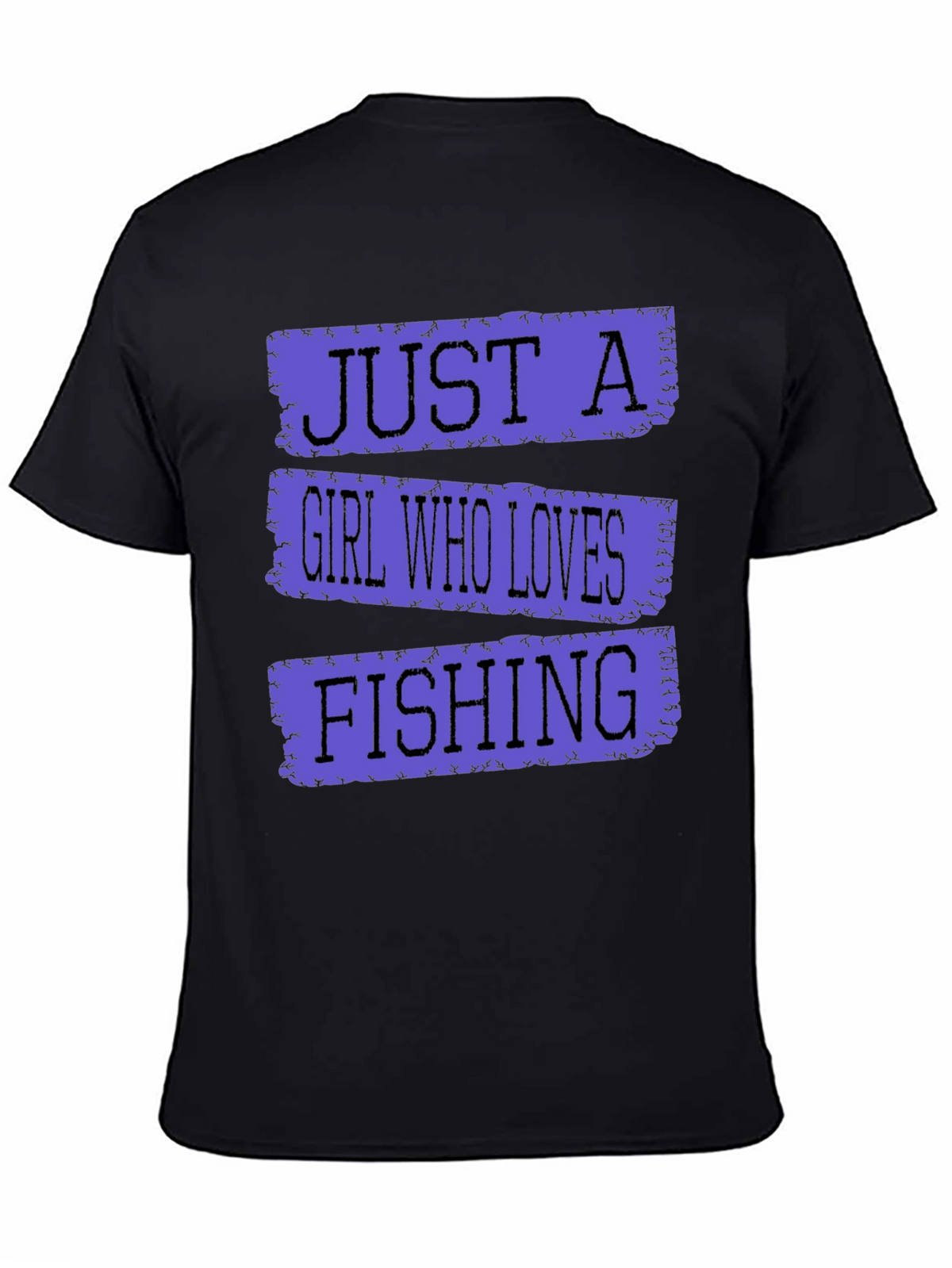 Just A Girl Who Loves Fishing Graphic T-Shirt