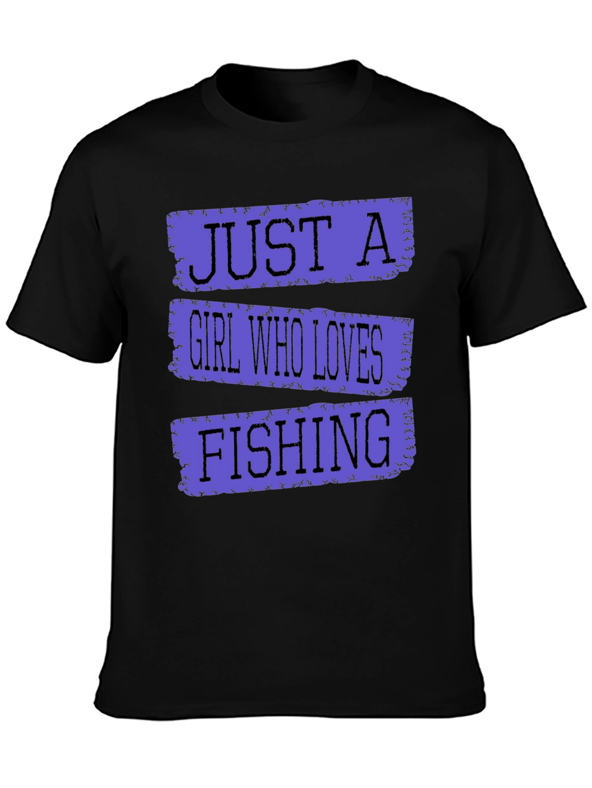 Just A Girl Who Loves Fishing Graphic T-Shirt