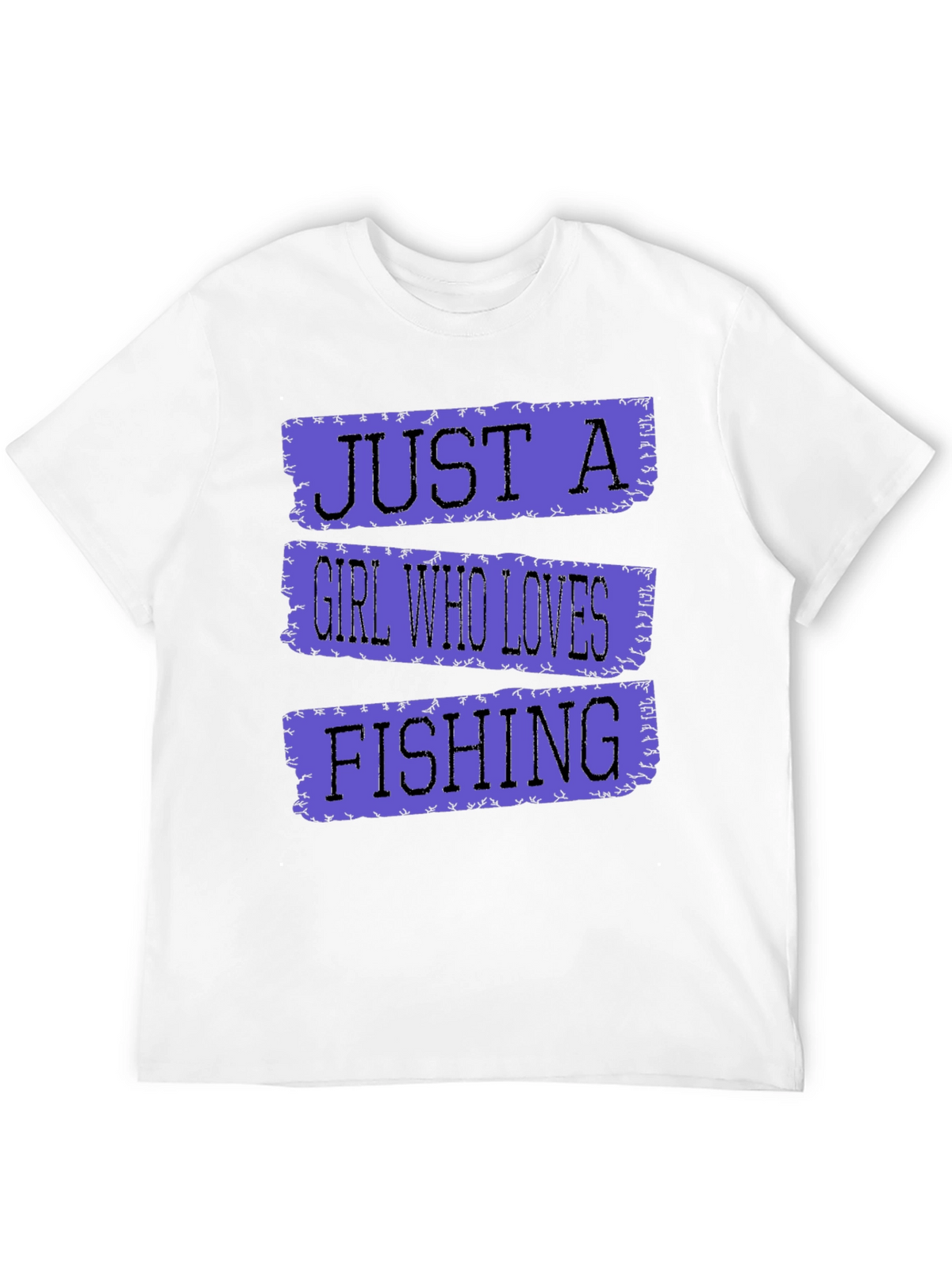 Just A Girl Who Loves Fishing Graphic T-Shirt