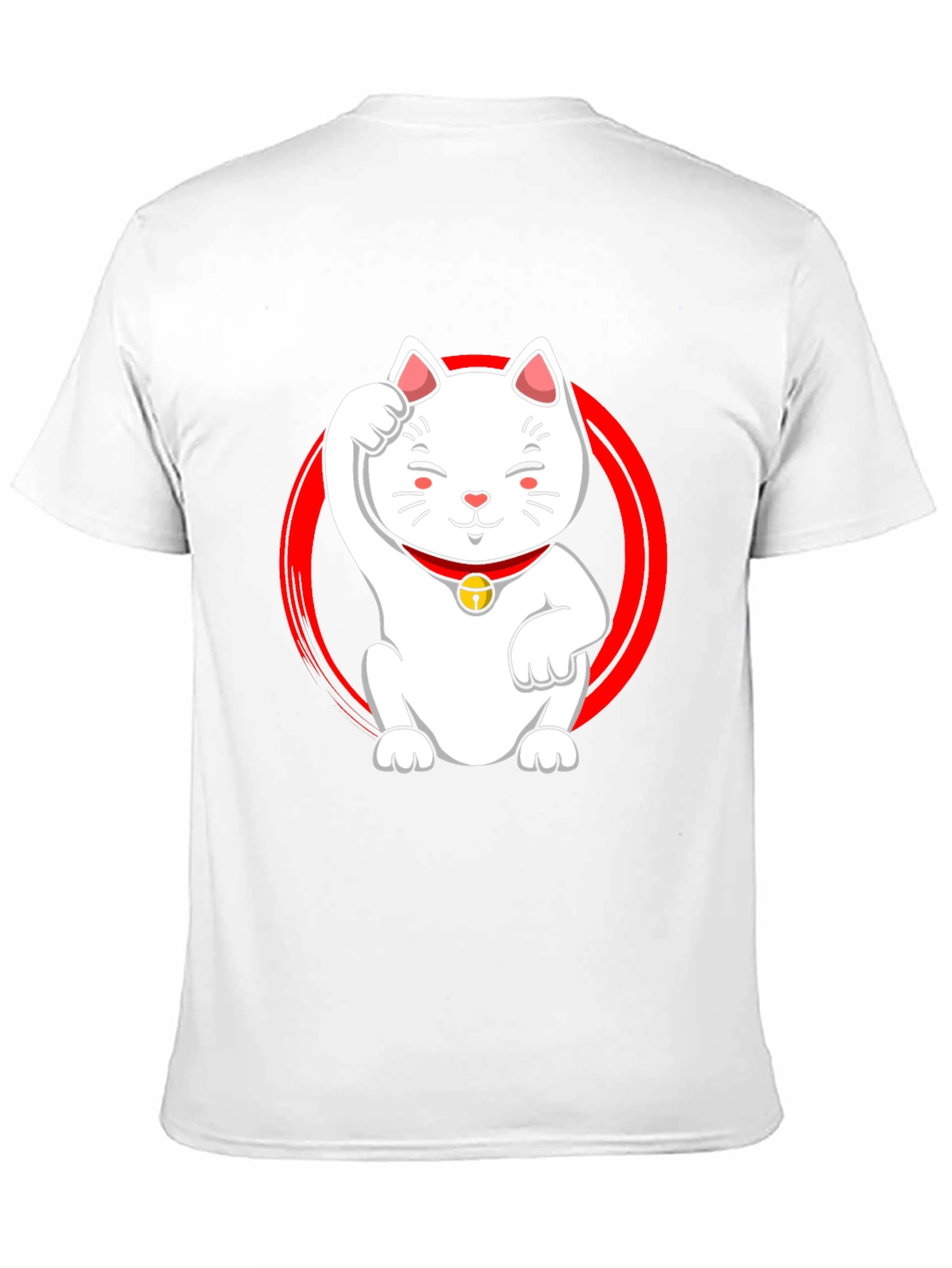 Lucky Cat Graphic Tee - Black