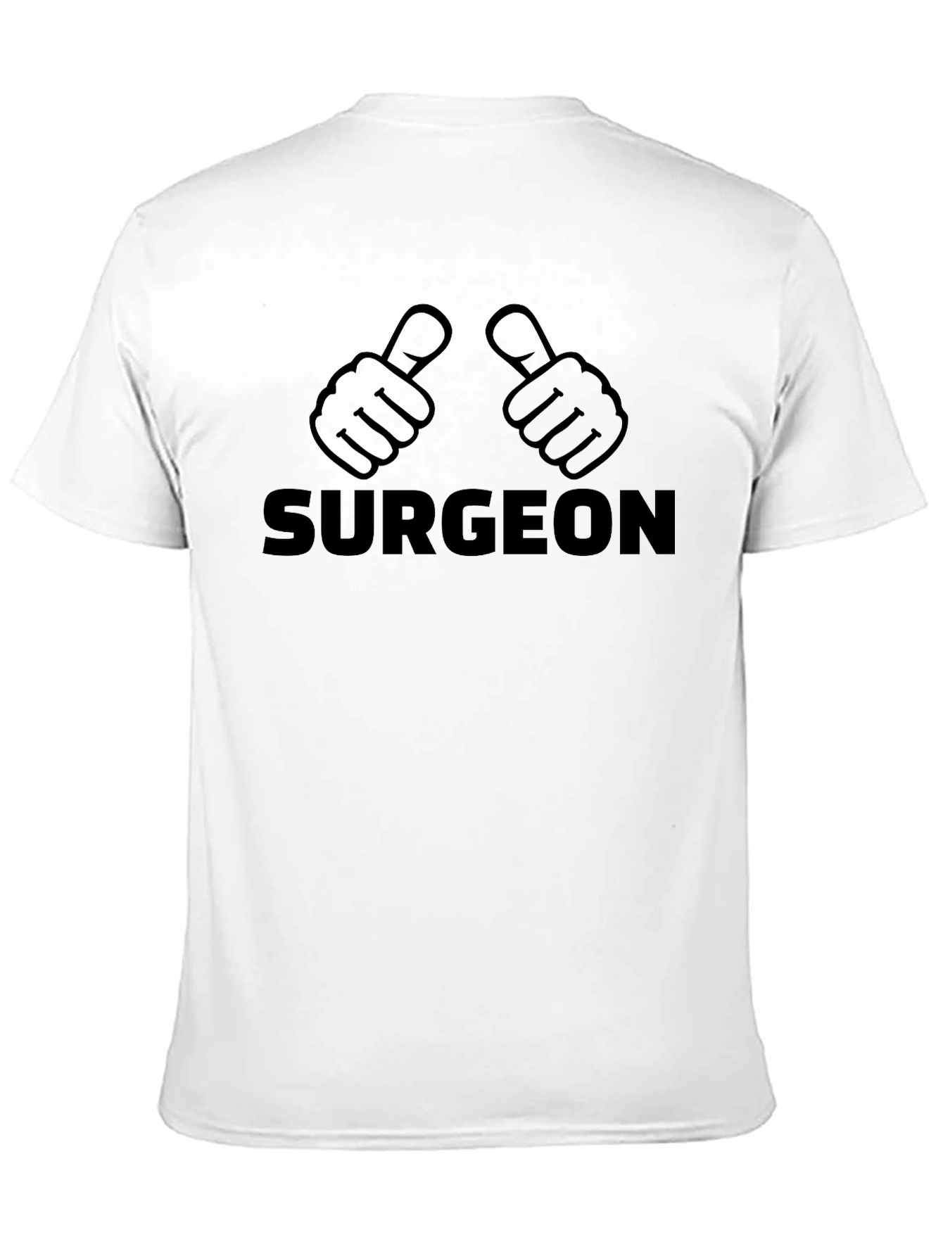 Surgeon Thumbs Up Graphic Black T-Shirt