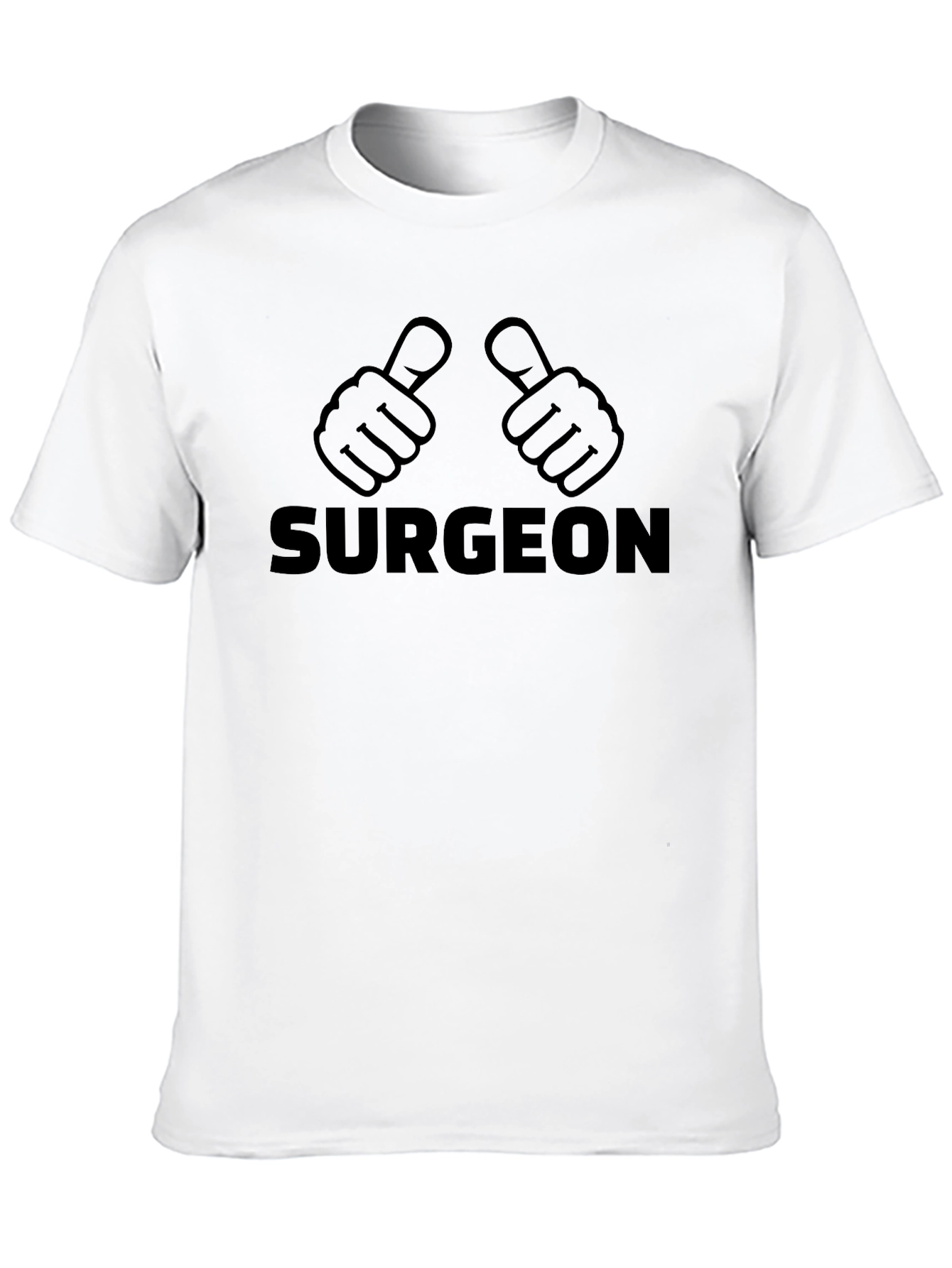 Surgeon Thumbs Up Graphic Black T-Shirt