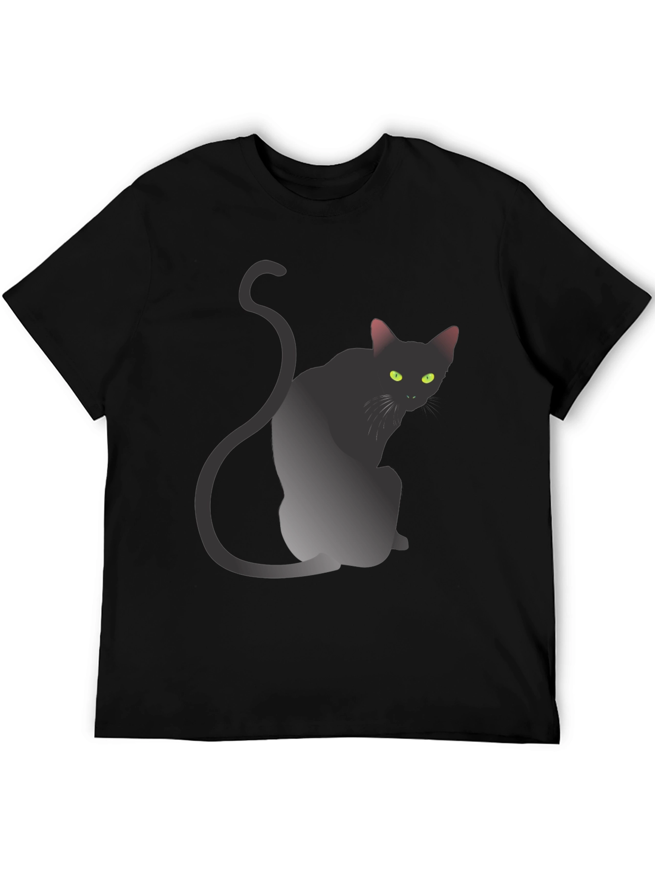 Black Cat Graphic T-Shirt