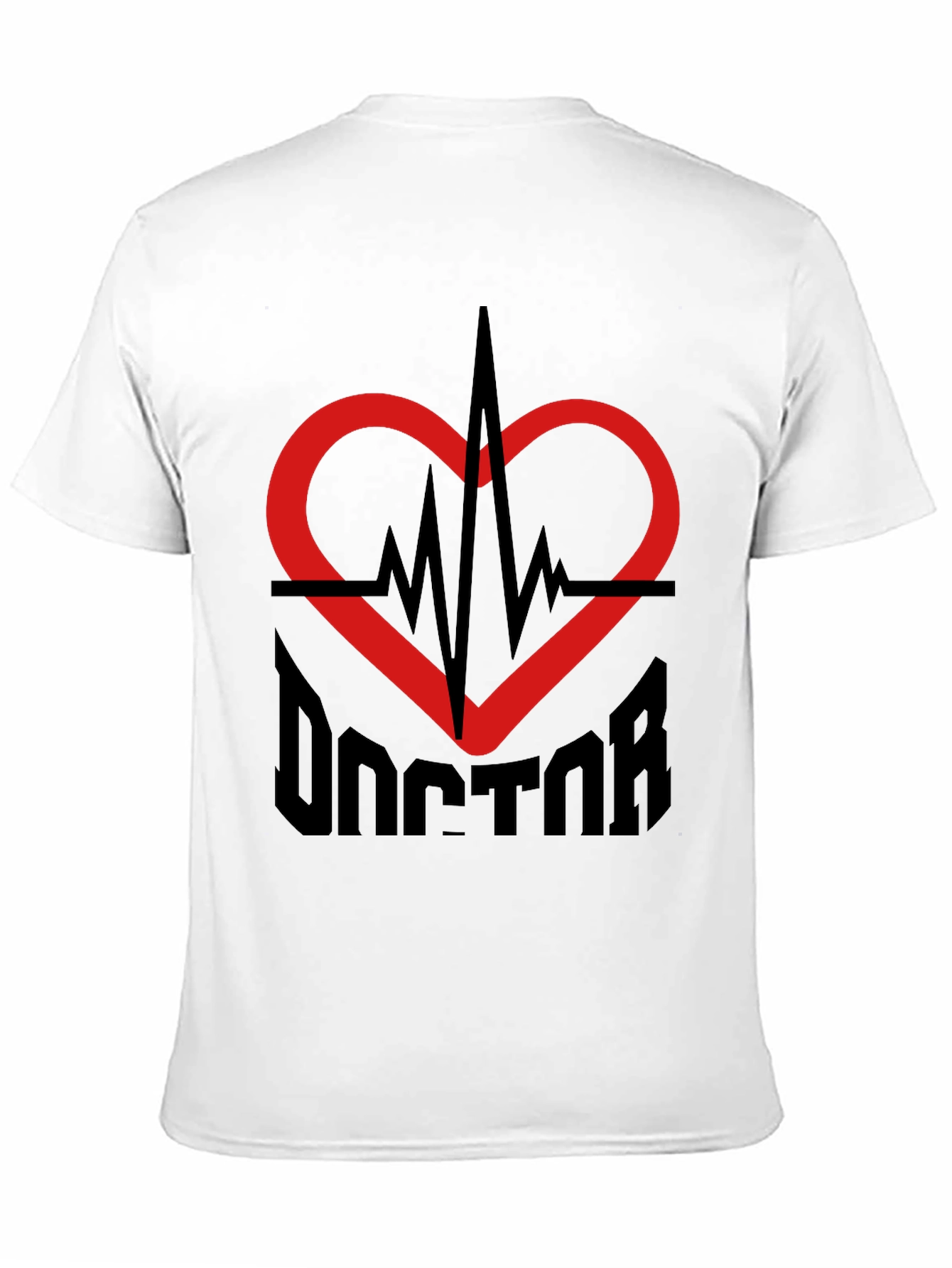 Doctor Heartbeat Graphic Tee - Medical Professional T-Shirt