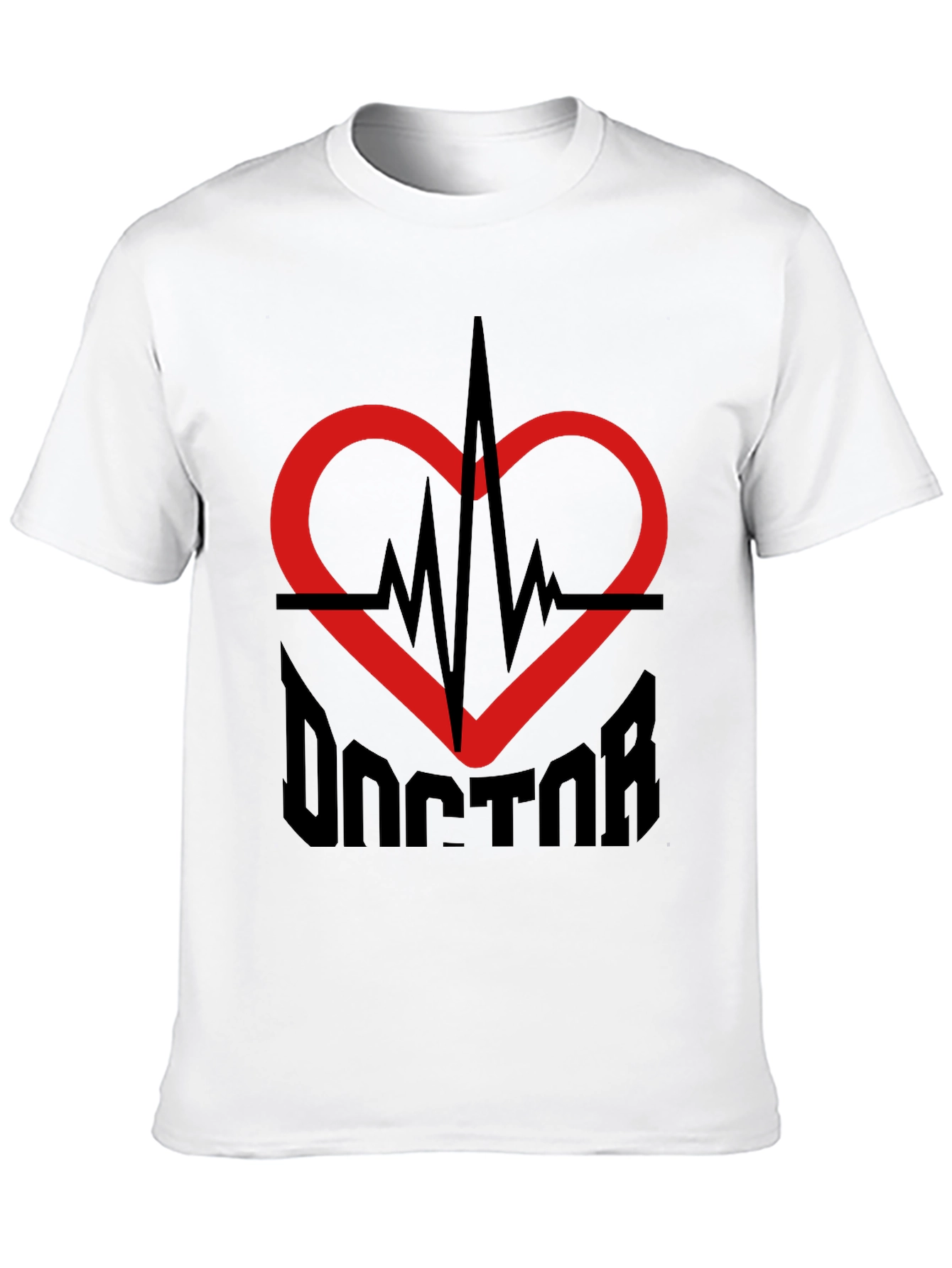 Doctor Heartbeat Graphic Tee - Medical Professional T-Shirt