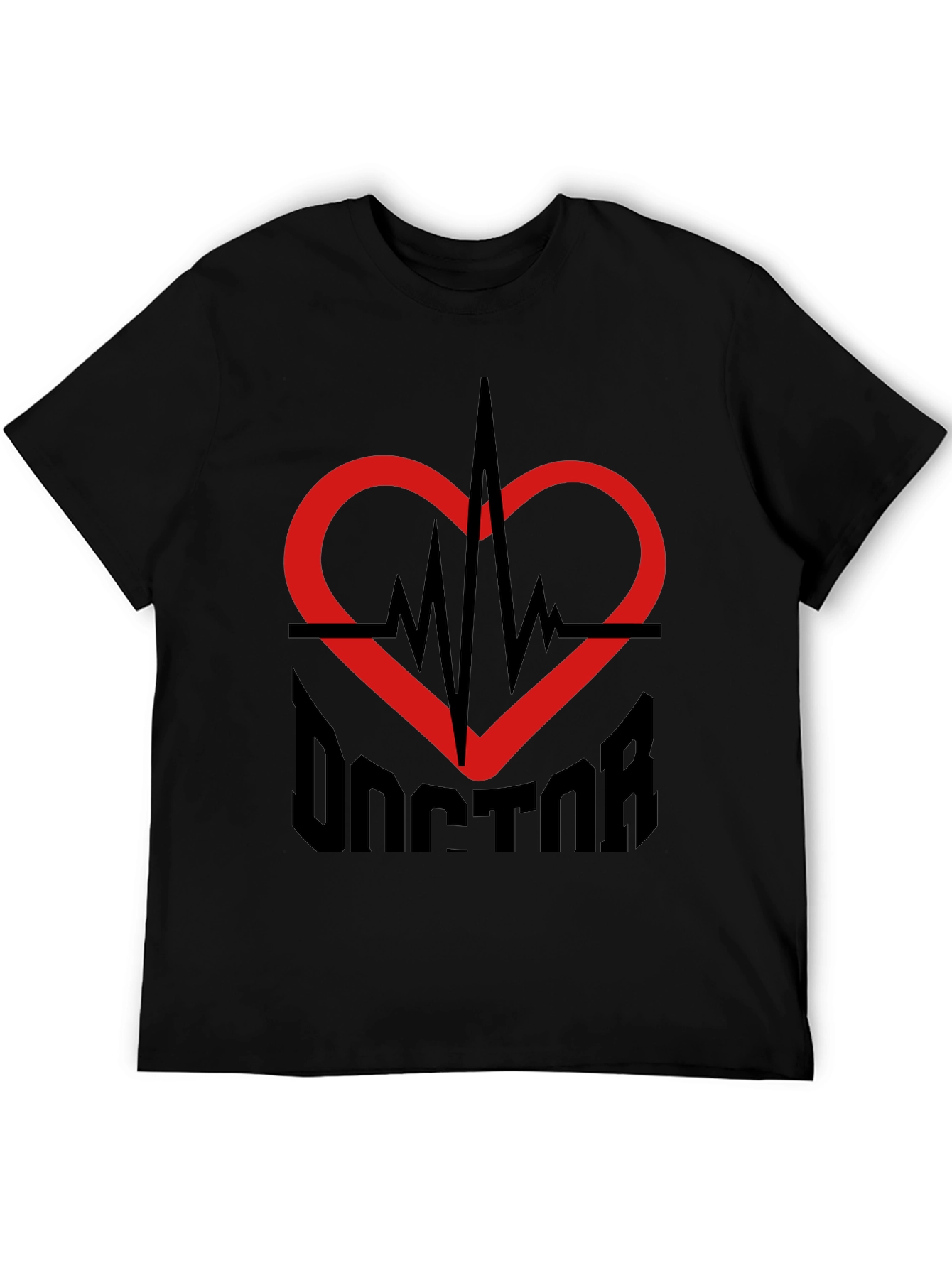 Doctor Heartbeat Graphic Tee - Medical Professional T-Shirt