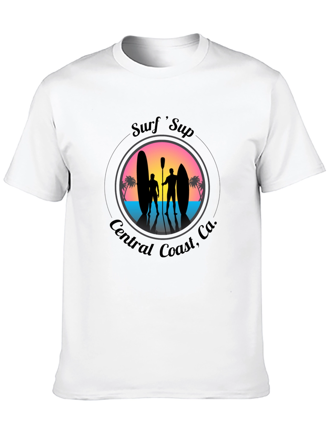 Surfs Up Graphic Tee - Central Coast CA