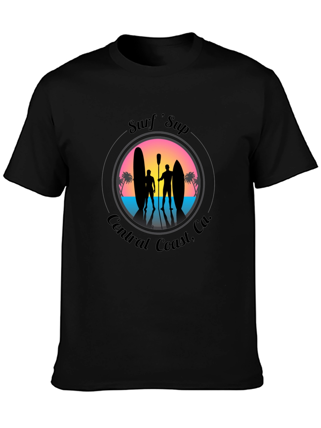 Surfs Up Graphic Tee - Central Coast CA