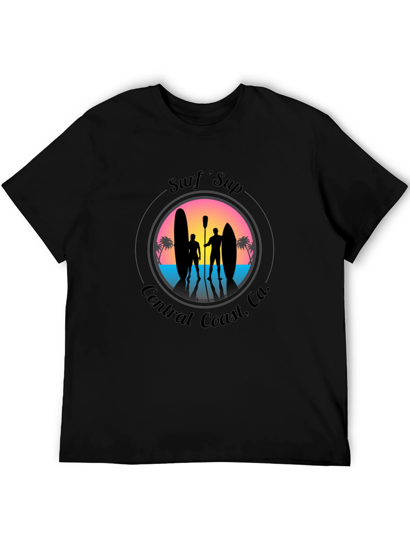 Surfs Up Graphic Tee - Central Coast CA