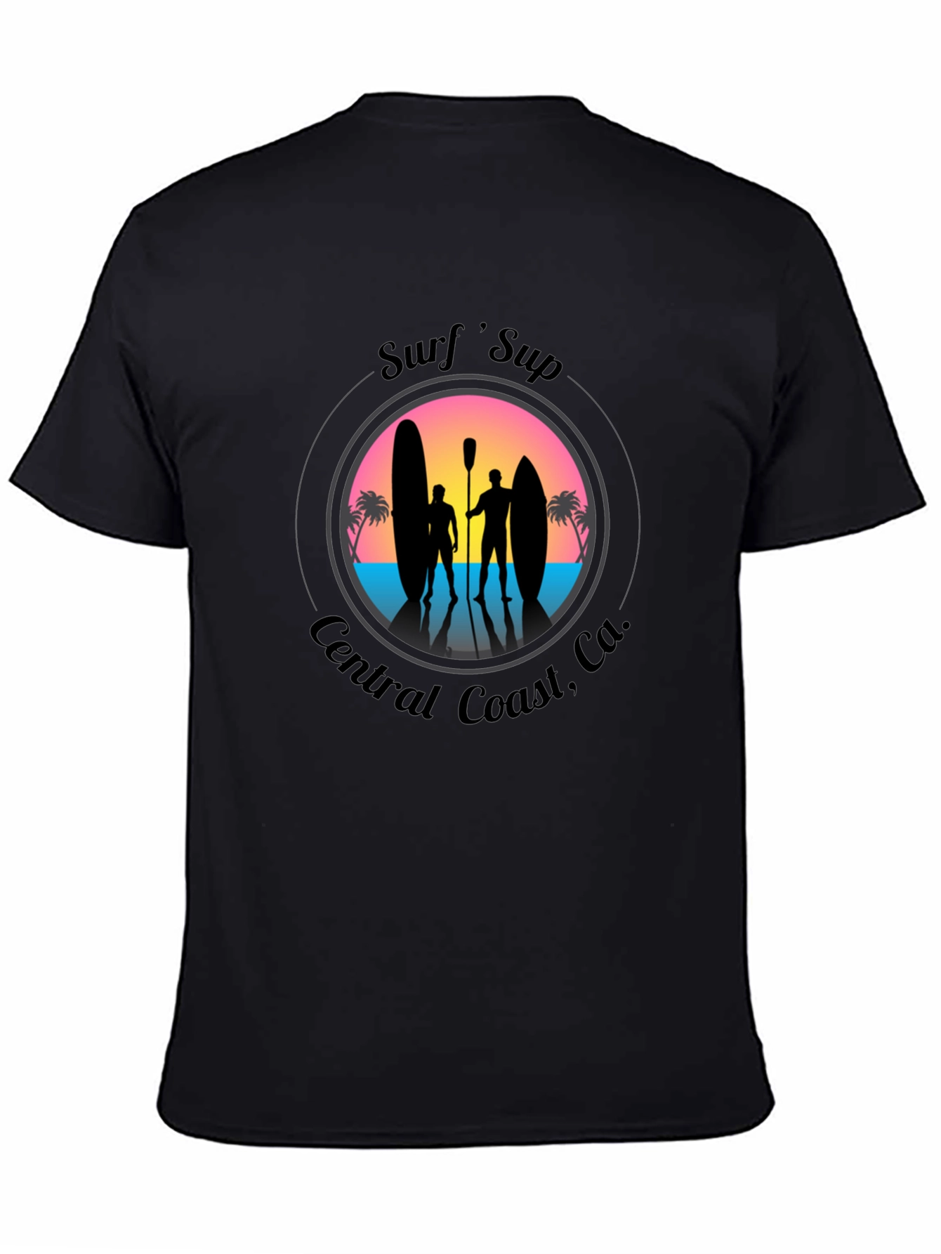 Surfs Up Graphic Tee - Central Coast CA