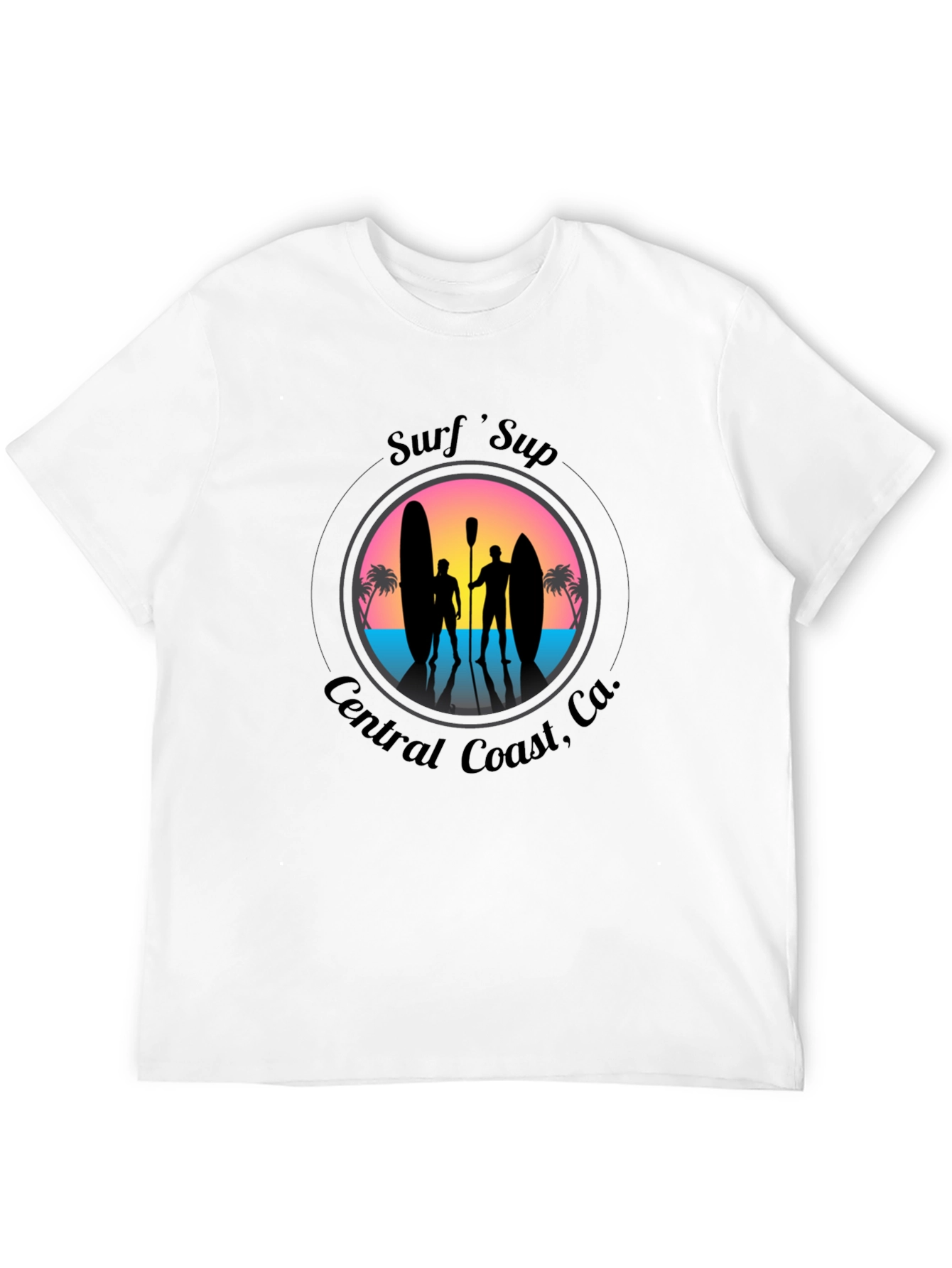 Surfs Up Graphic Tee - Central Coast CA