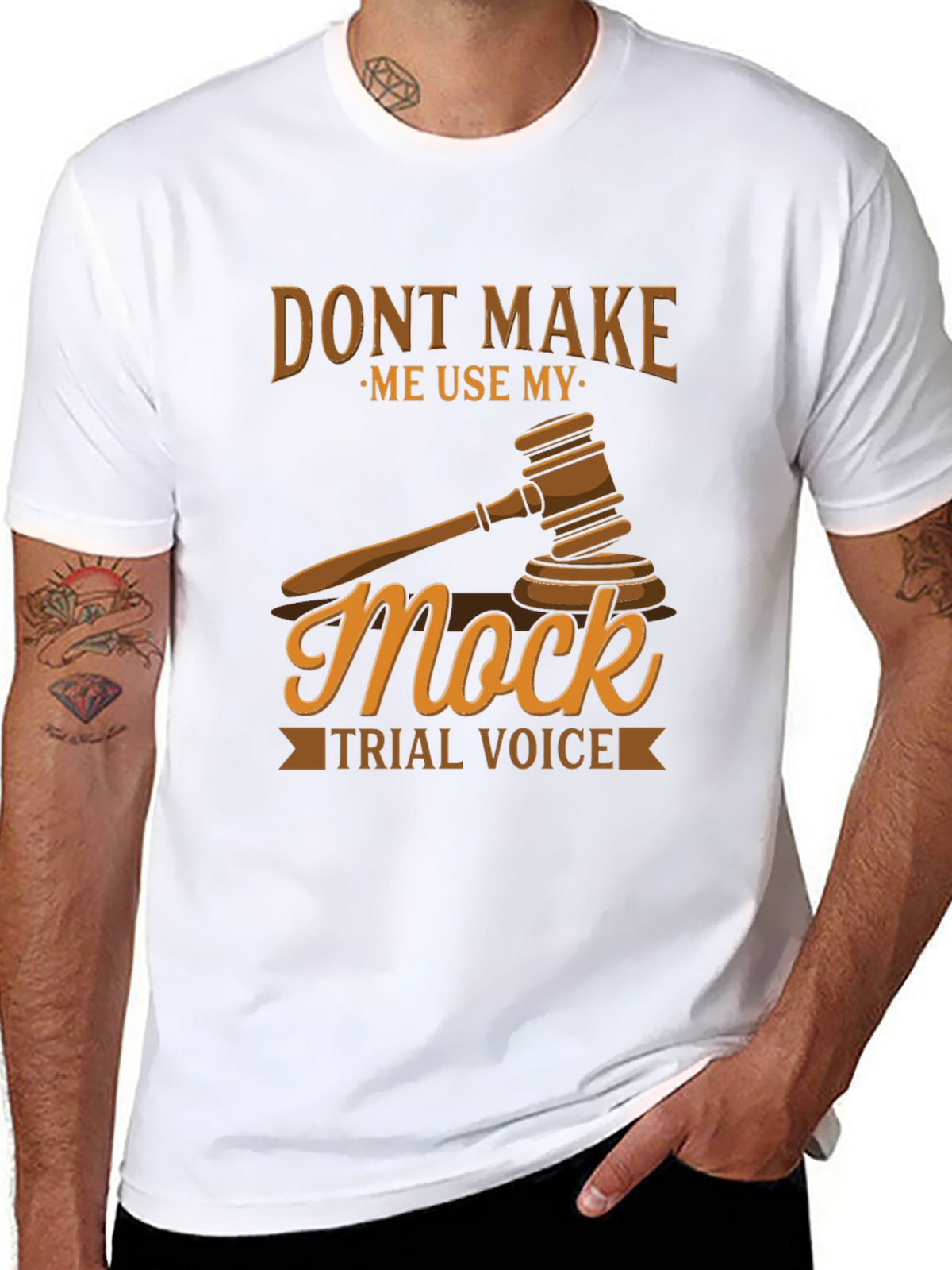 Mock Trial Voice T-Shirt - Lawyer Gift
