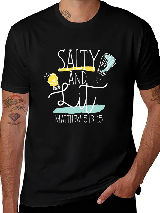 Salty and Lit Christian T-Shirt