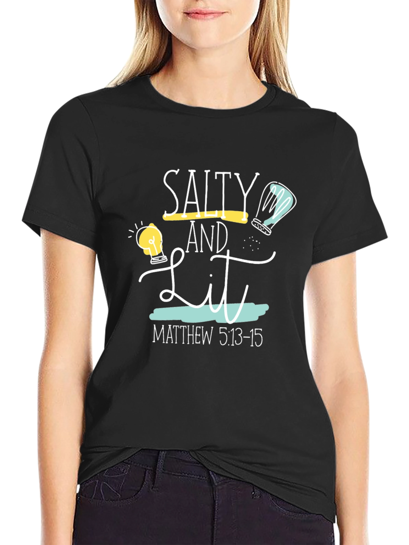 Salty and Lit Christian T-Shirt