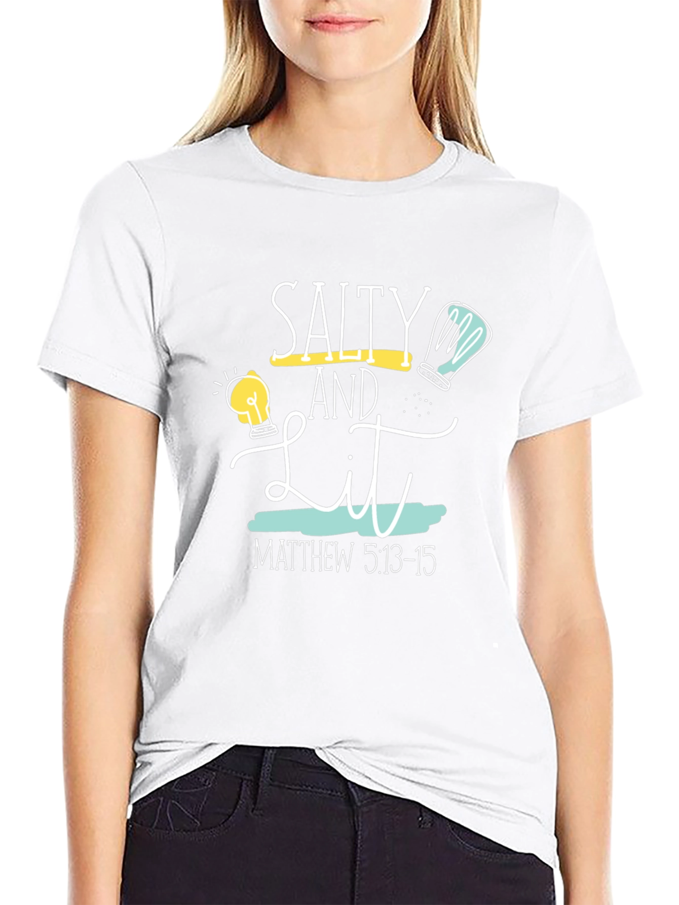Salty and Lit Christian T-Shirt