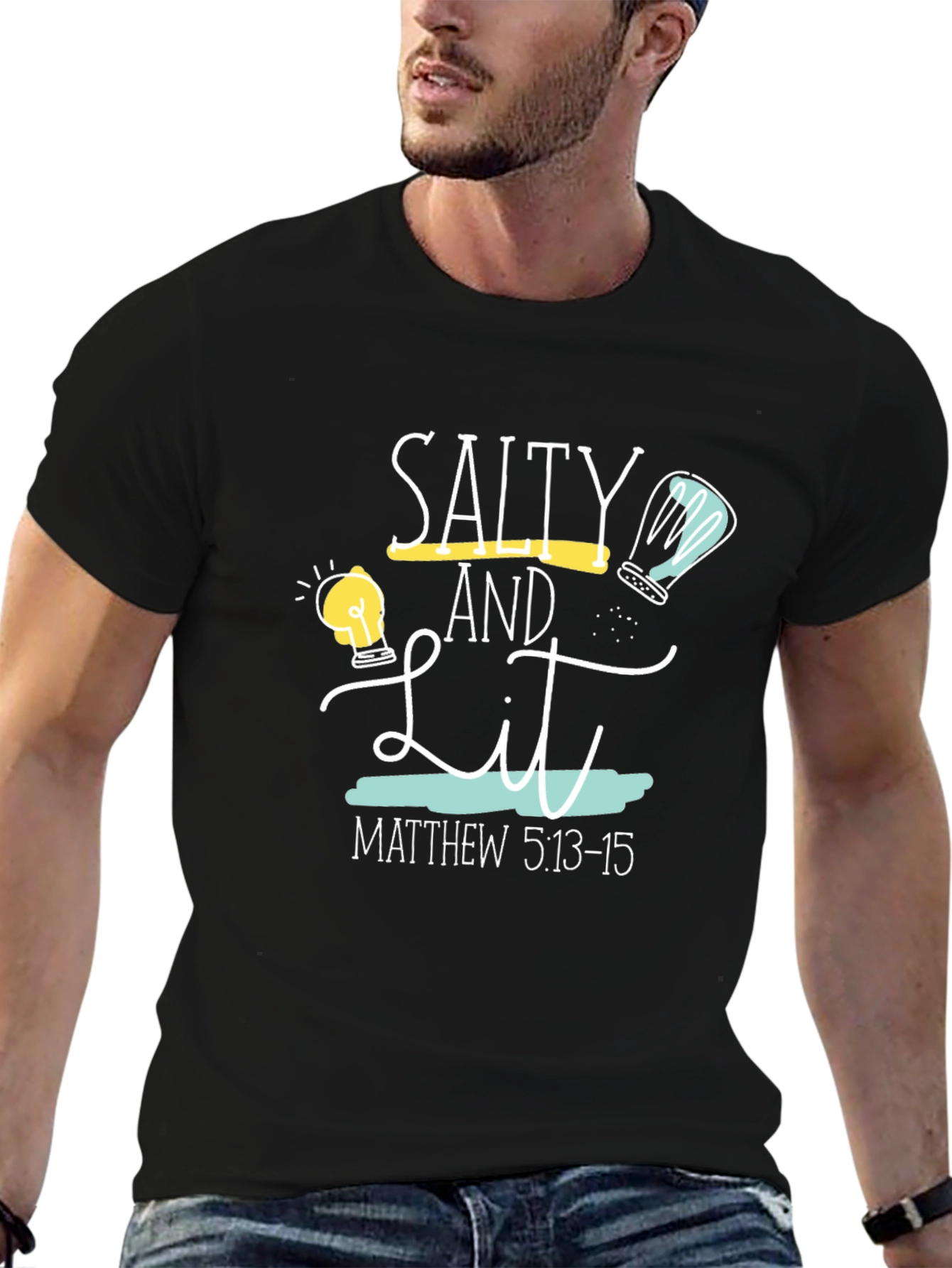 Salty and Lit Christian T-Shirt