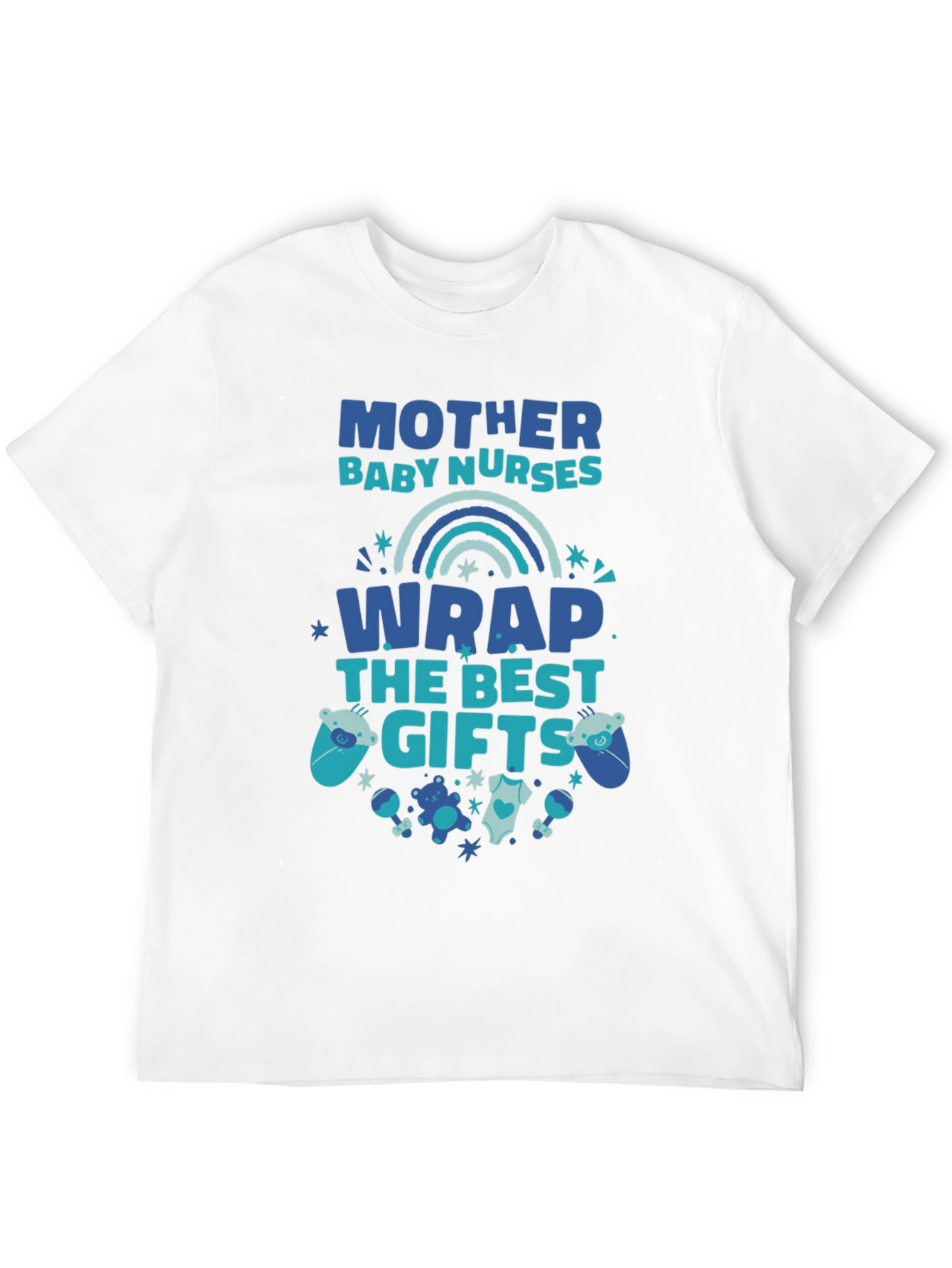 Mother Baby Nurses Wrap Gifts T-Shirt