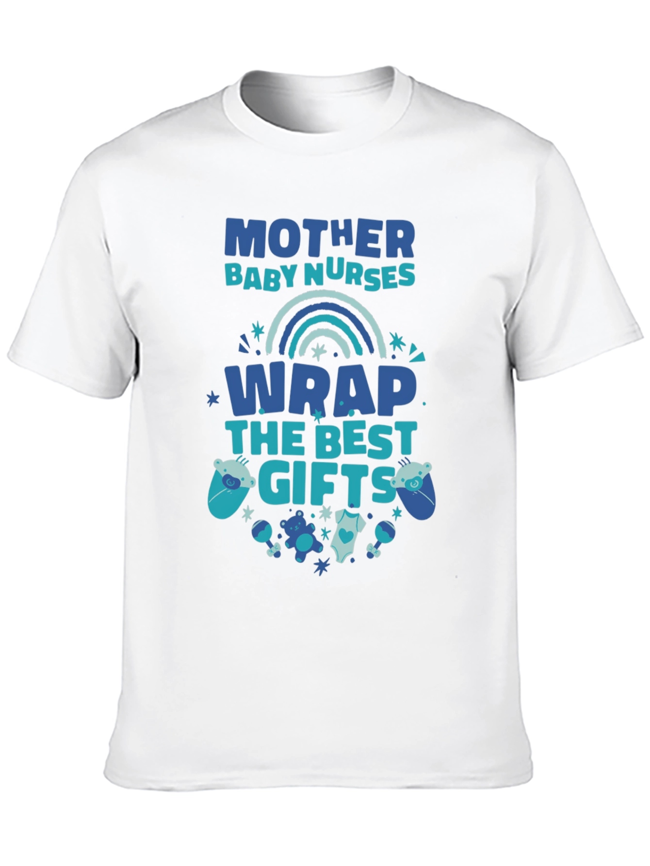 Mother Baby Nurses Wrap Gifts T-Shirt