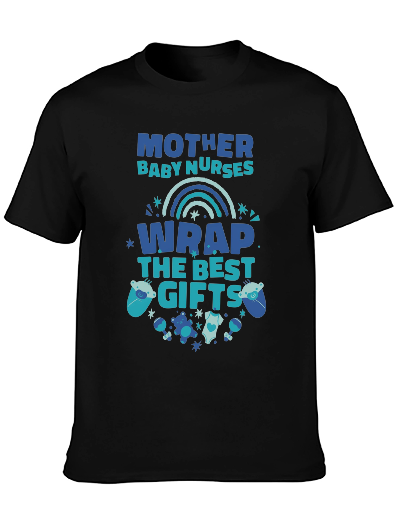 Mother Baby Nurses Wrap Gifts T-Shirt
