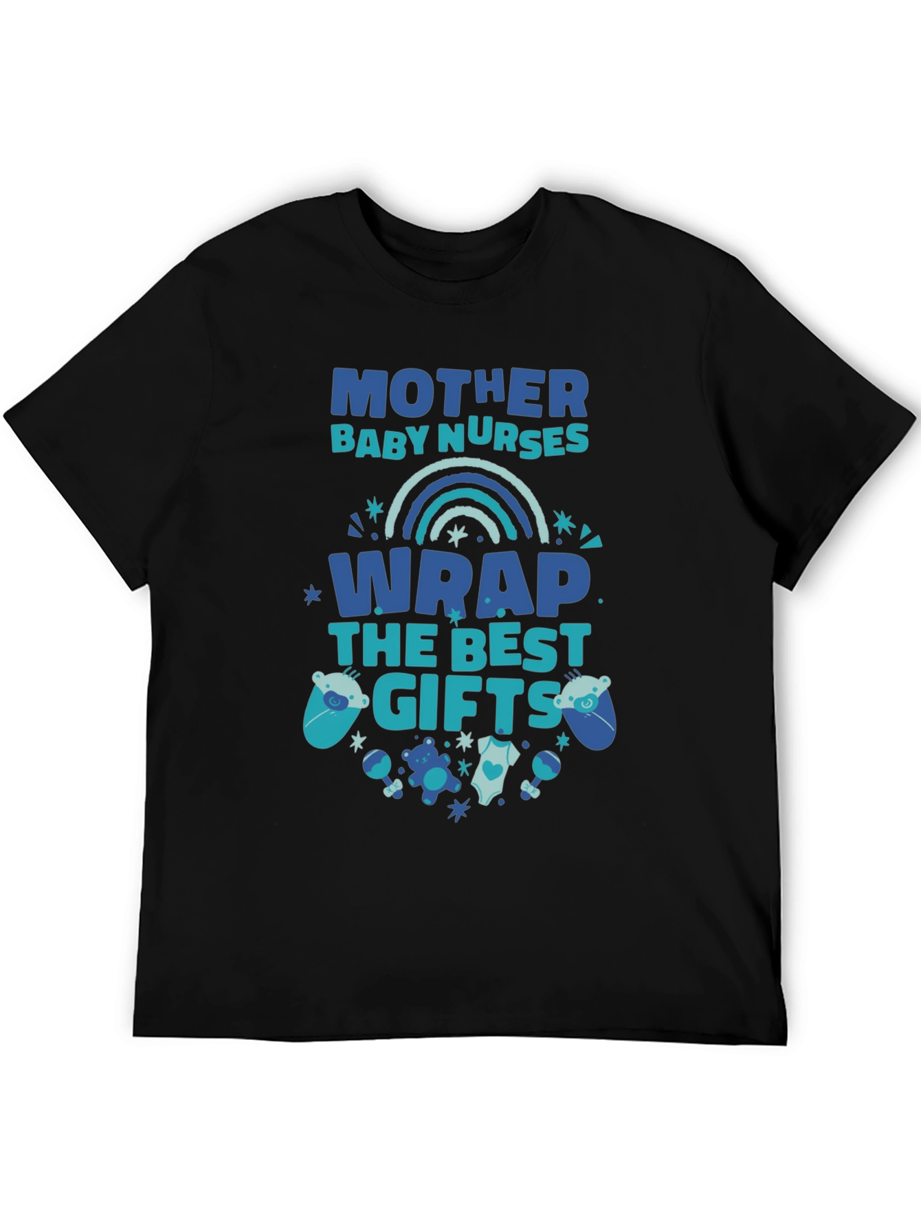 Mother Baby Nurses Wrap Gifts T-Shirt