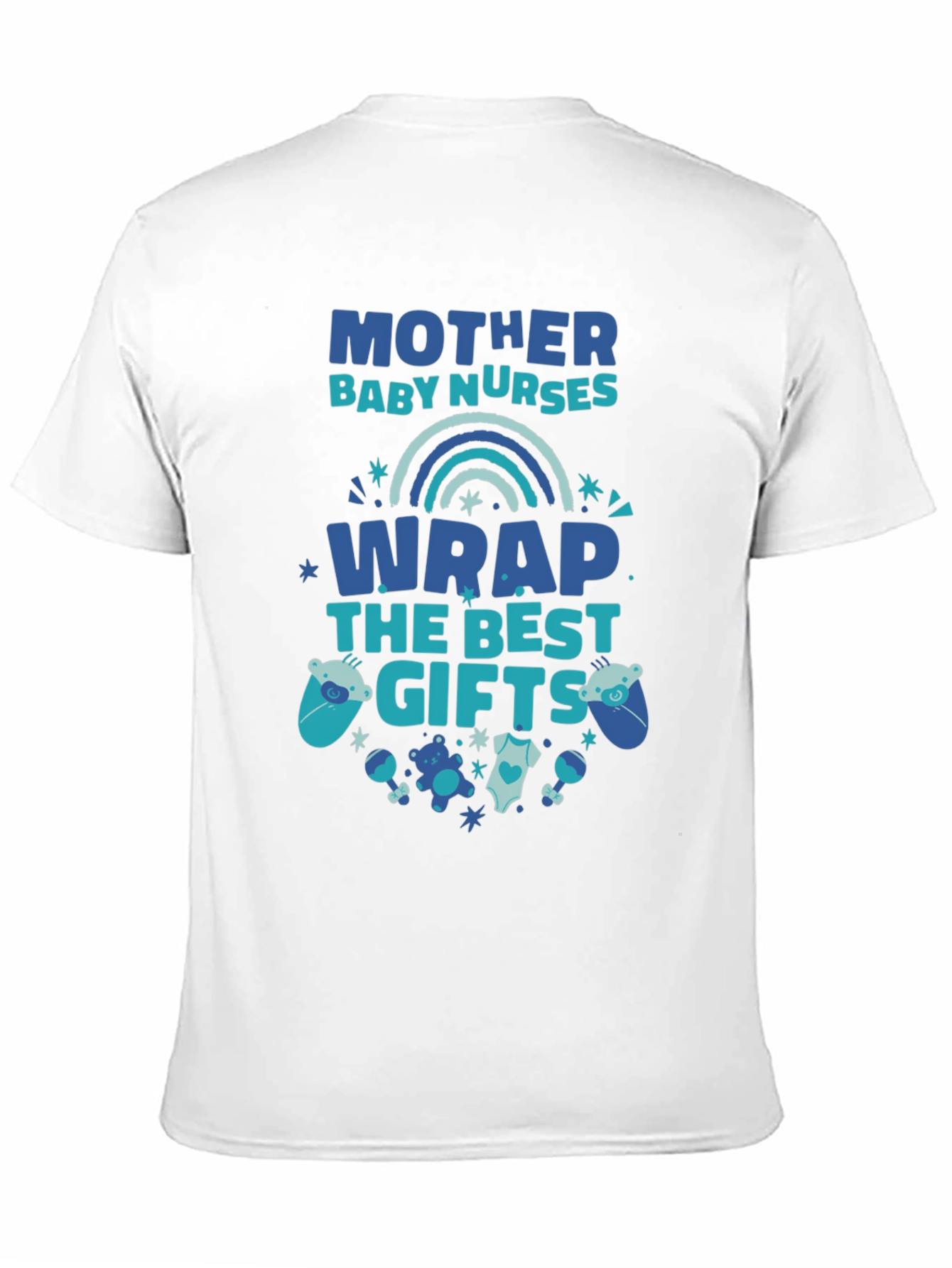 Mother Baby Nurses Wrap Gifts T-Shirt