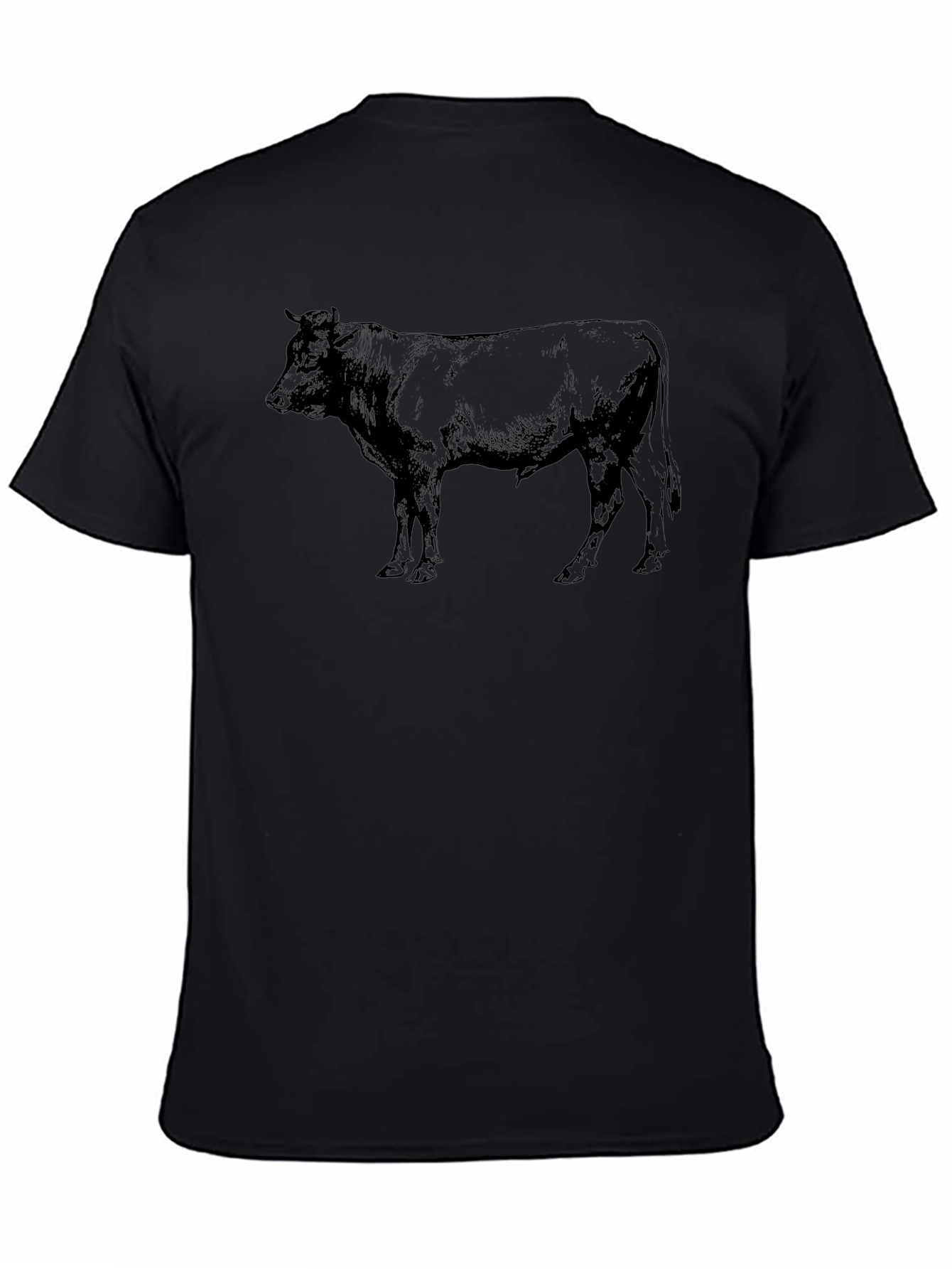 Black Bull Graphic Tee - Mens Casual Fashion