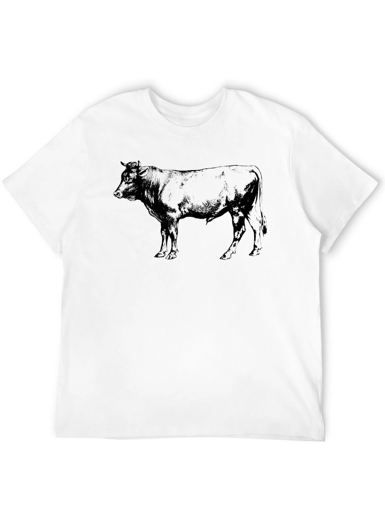 Black Bull Graphic Tee - Mens Casual Fashion