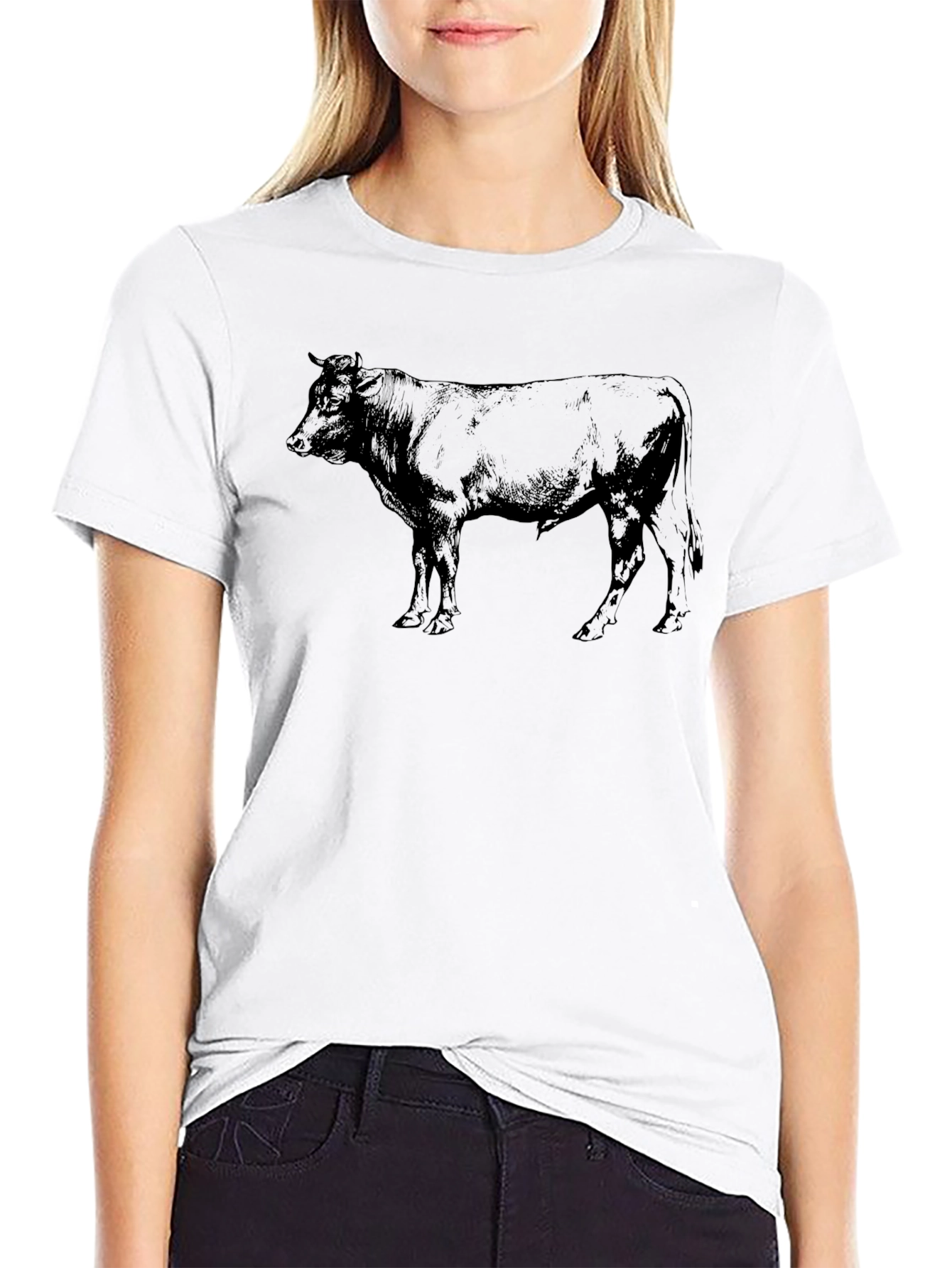 Black Bull Graphic Tee - Mens Casual Fashion