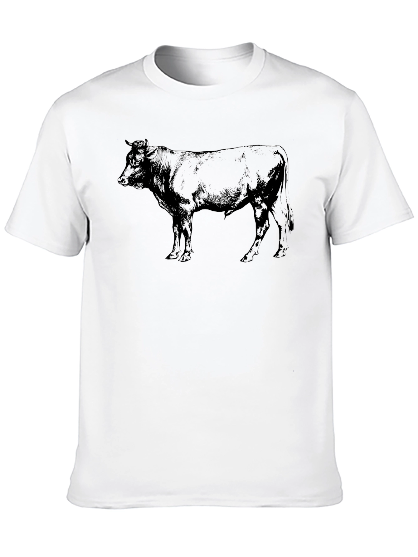 Black Bull Graphic Tee - Mens Casual Fashion