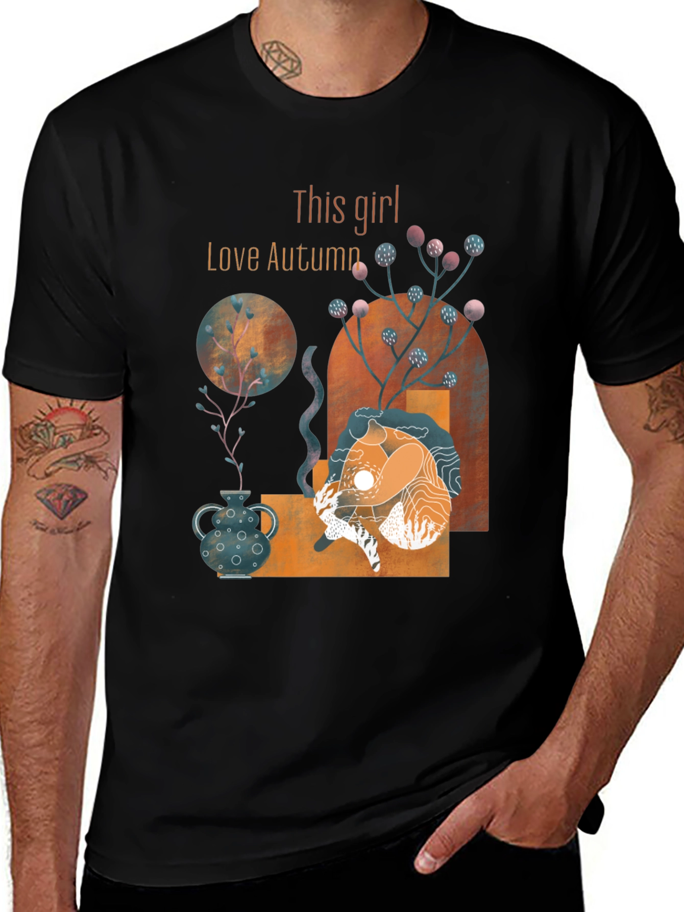 Autumn Love Graphic T-Shirt