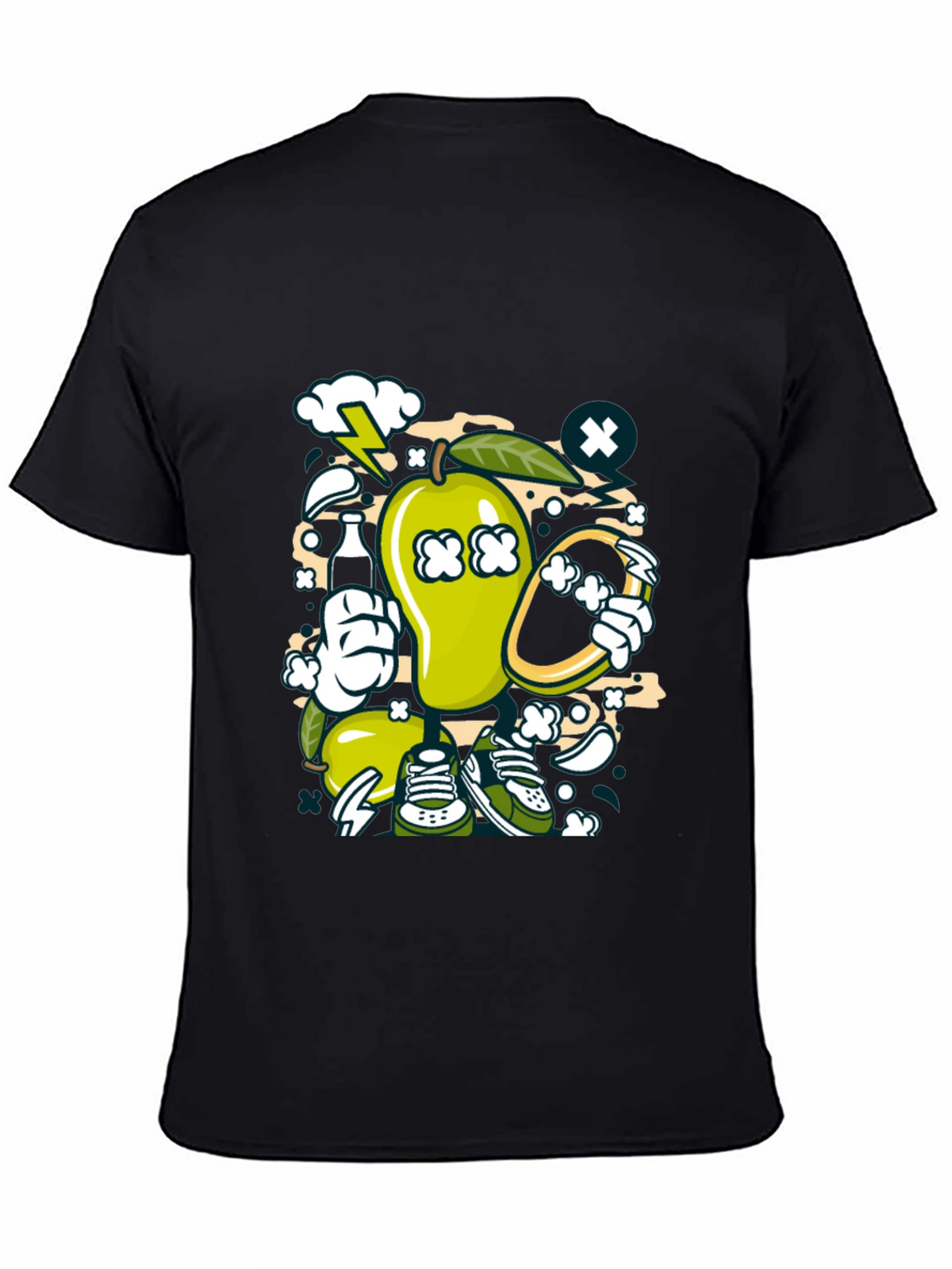 Mango Madness Graphic Tee - Cool Cartoon Style