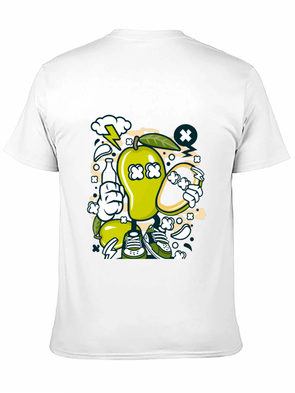 Mango Madness Graphic Tee - Cool Cartoon Style